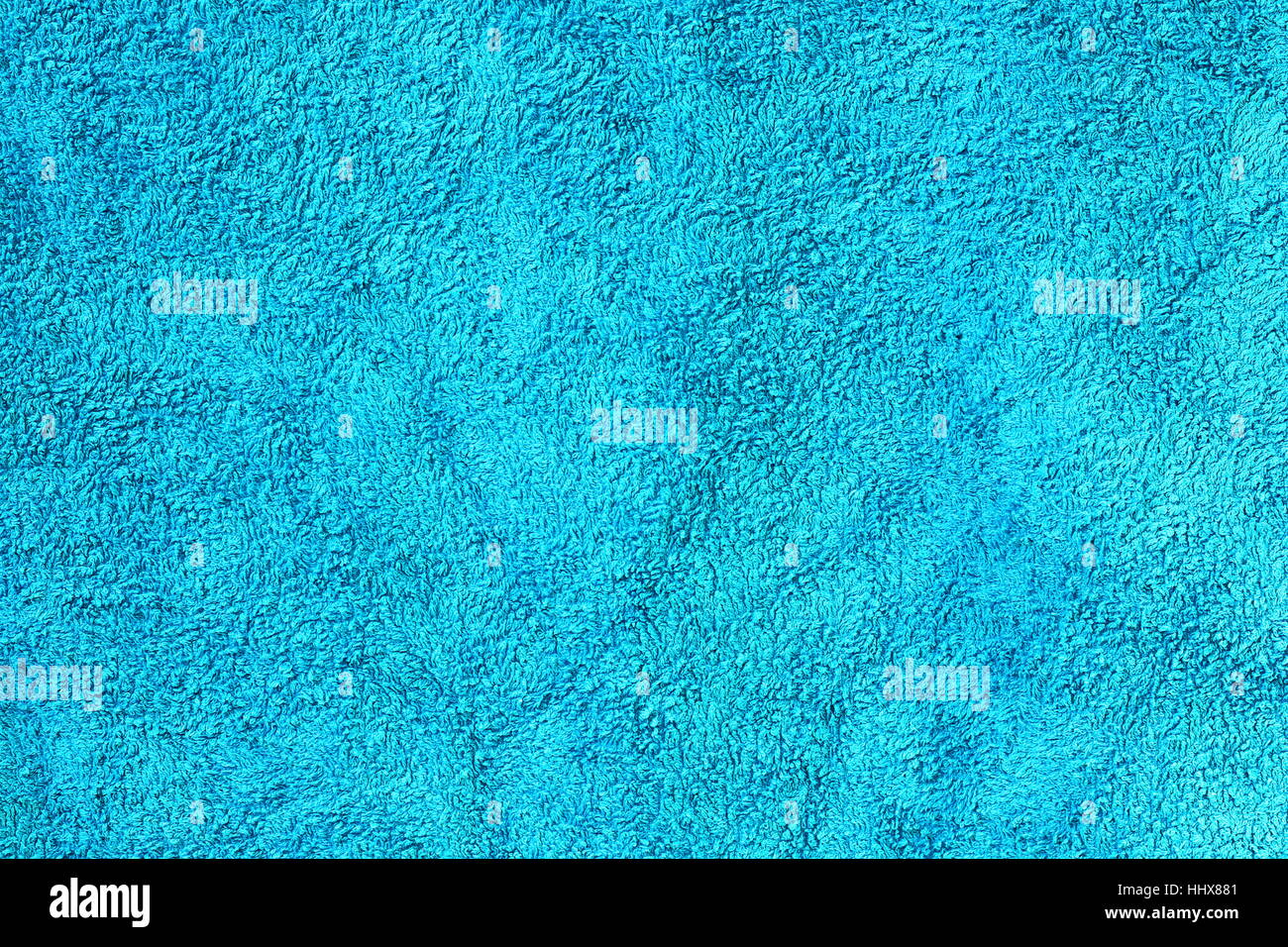 Asciugamani blu materiale, texture reali per il tuo design Foto Stock