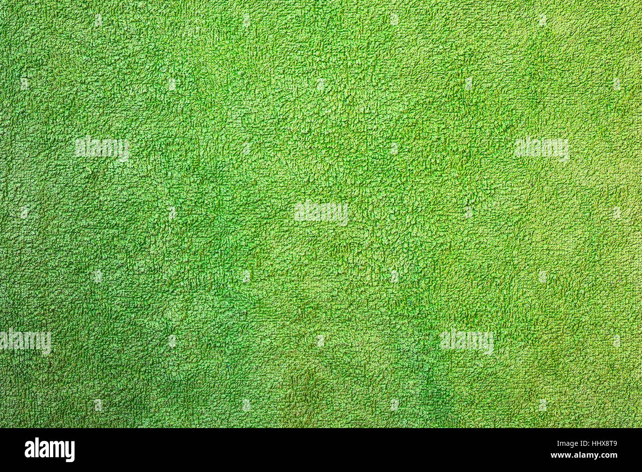 Una texture verde di asciugamano materiale pronto per il tuo design Foto Stock