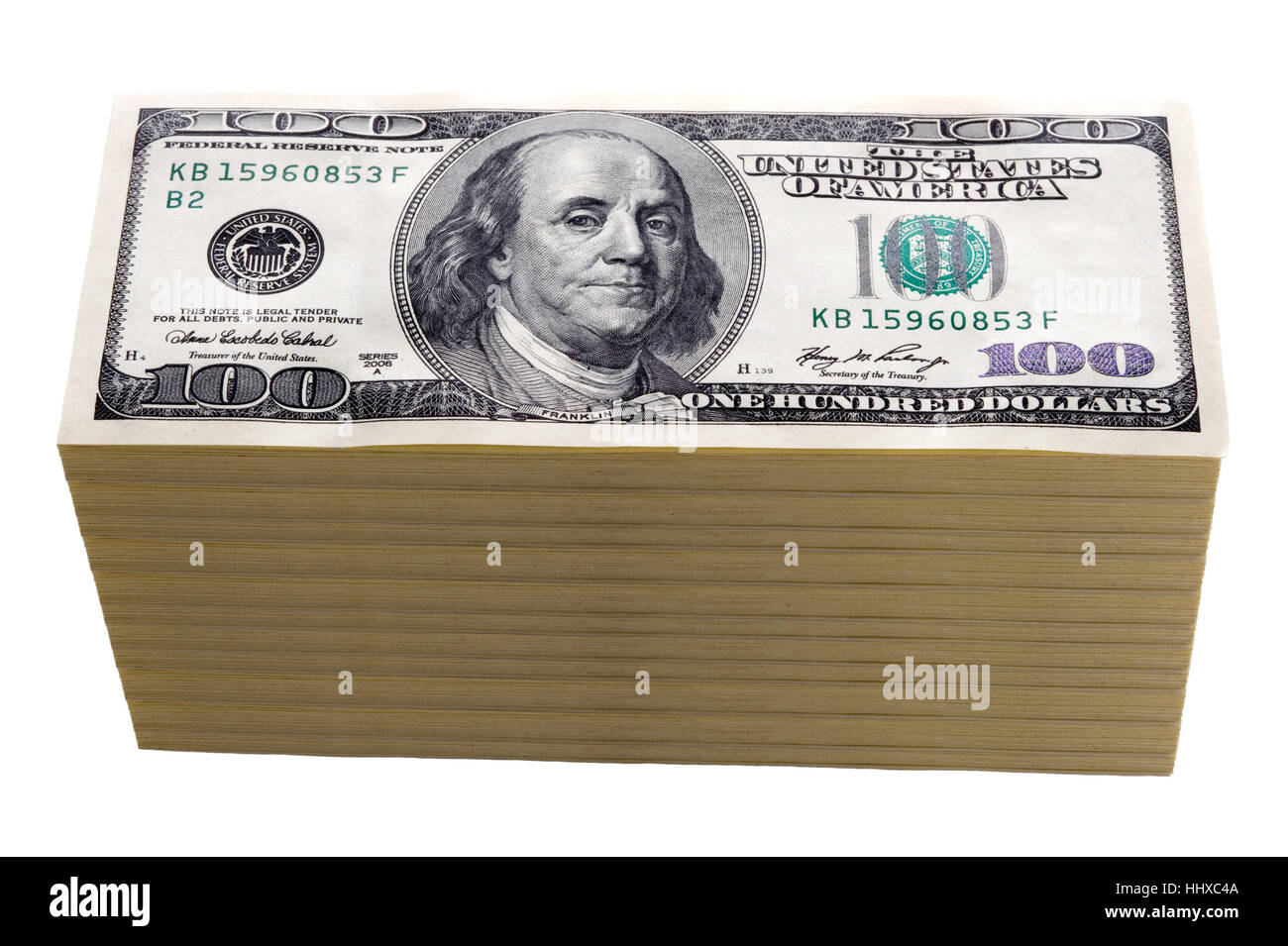 Still Life, dollaro, dollari, unico, isolato, american, valuta, Stati Uniti d'America, ricchezza, Foto Stock