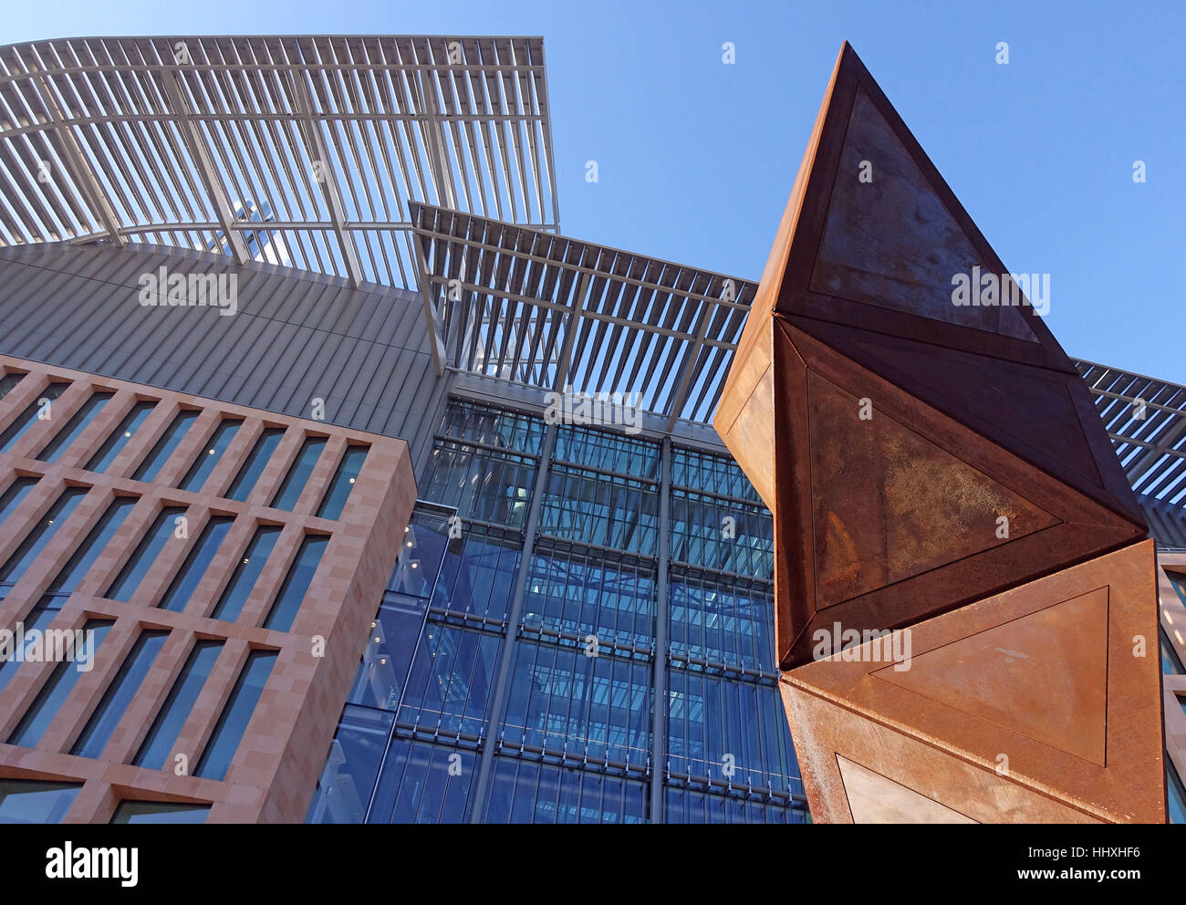 La Francis Crick Istituto Centro di ricerche biomediche, St Pancras, London Foto Stock