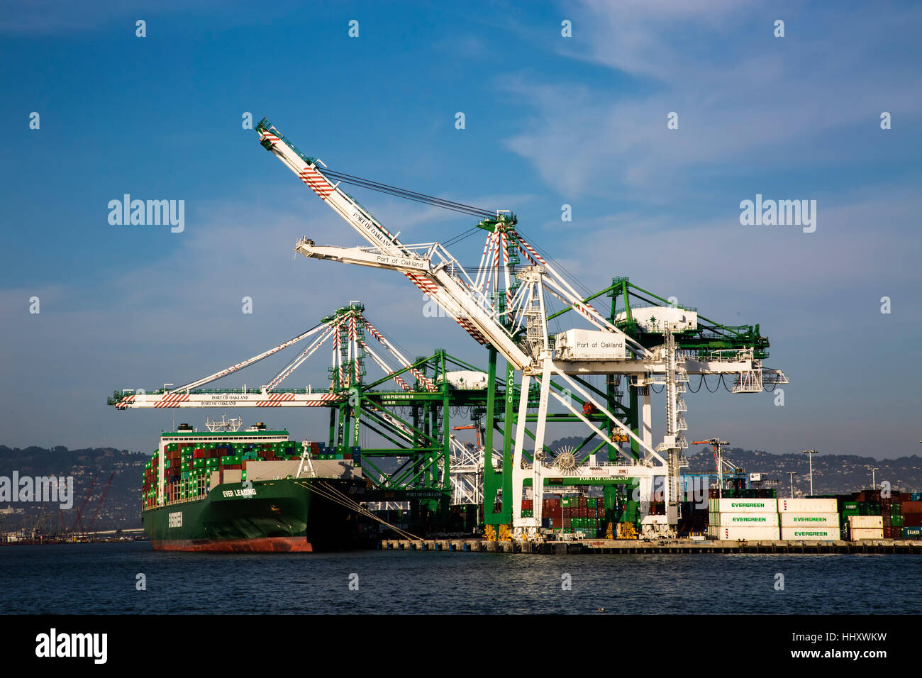 Oakland, la California cantiere navale Foto Stock