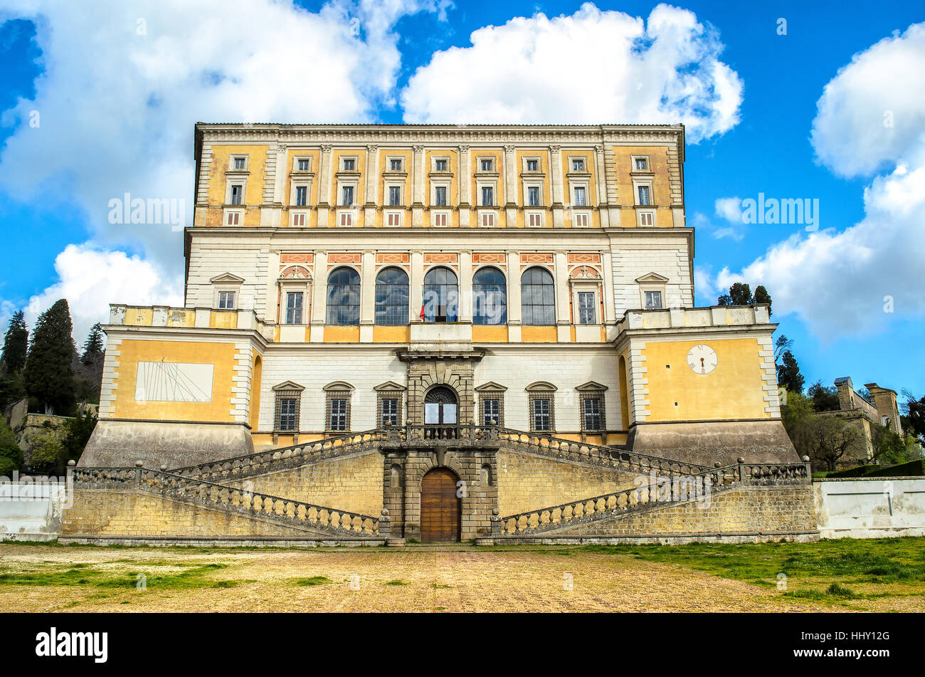 Villa Farnese di Caprarola Viterbo Lazio Italia Foto Stock