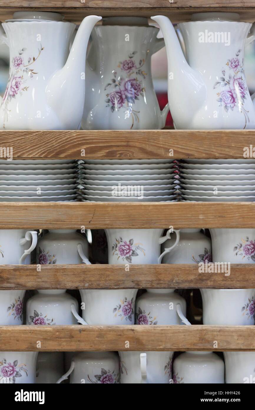 Chodziez, Polonia - Marzo 19, 2012 La fabbrica produce porcellana. Foto Stock