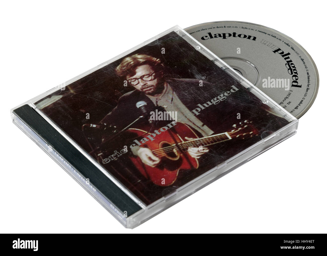 Eric Clapton Unplugged CD Foto stock - Alamy