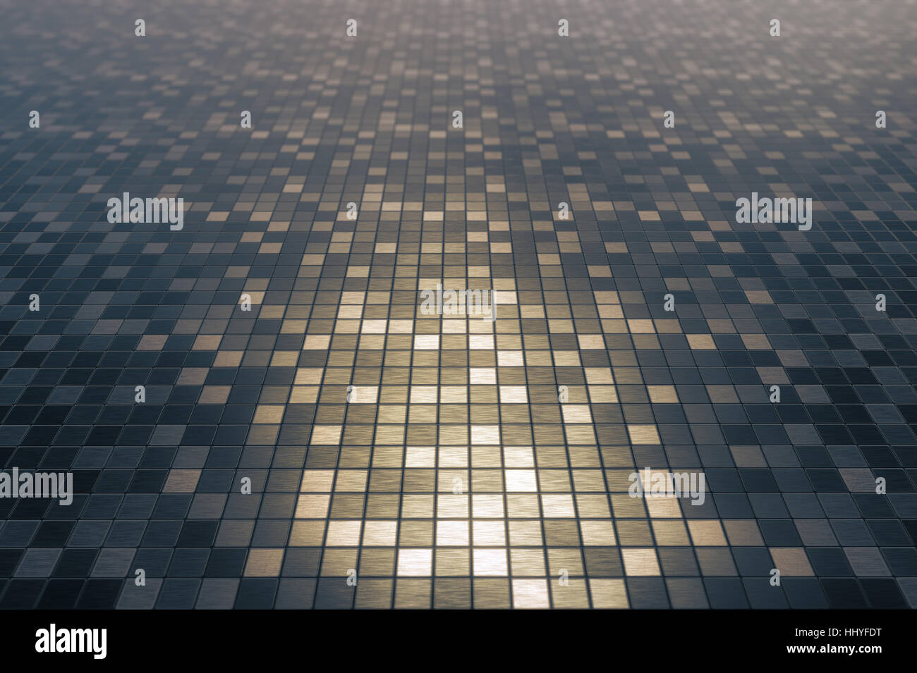 Mosaico pattern quadrato sullo sfondo Foto Stock