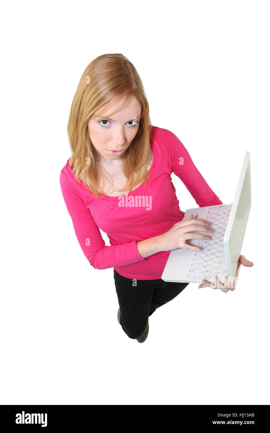 Bella, beauteously, Nizza, vuoto, europeo, caucasica, adulto, bionda, Foto Stock