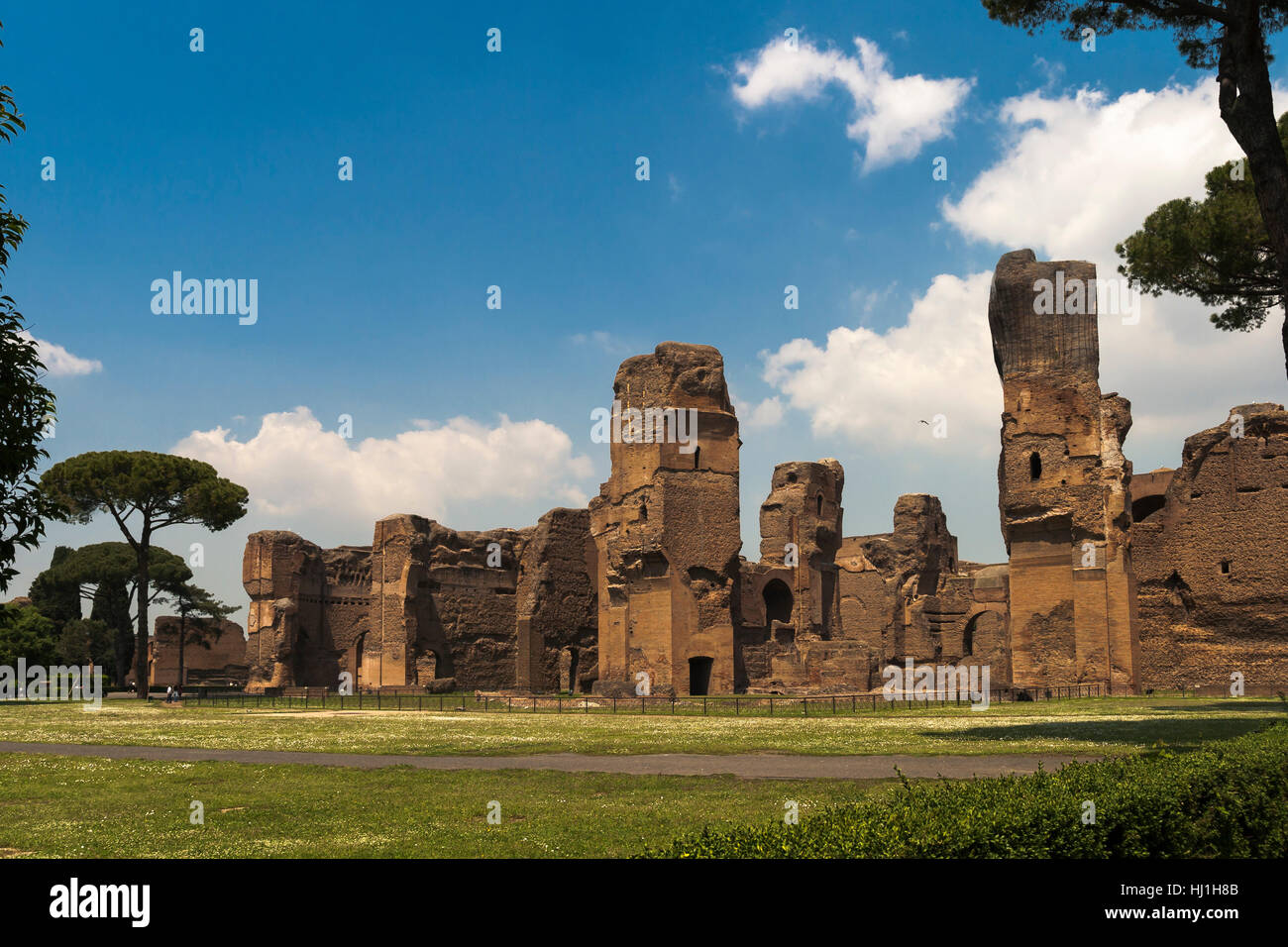 Terme di Caracalla a Roma Foto Stock