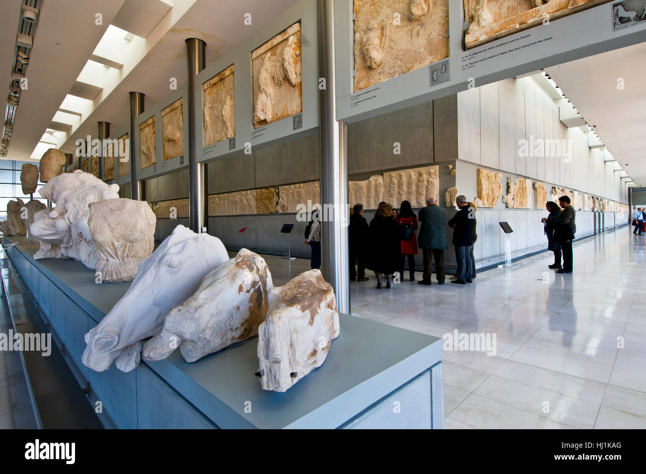 Museo dell'acropoli, Dionysiou Areopagitou Street, Atene, Attica, Grecia Foto Stock