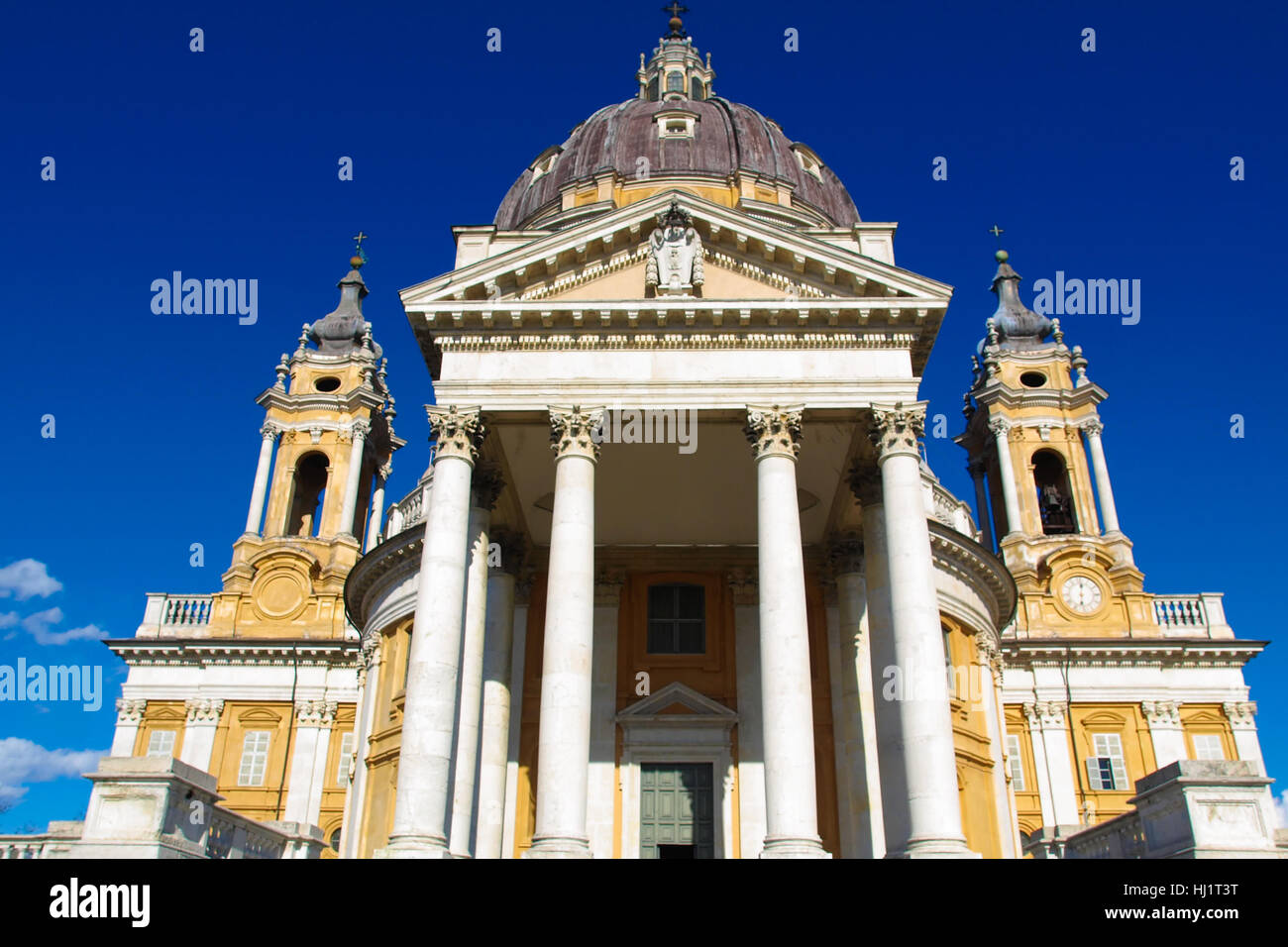 La barocca Basilica di Superga chiesa sulla collina di Torino, Italia Foto Stock