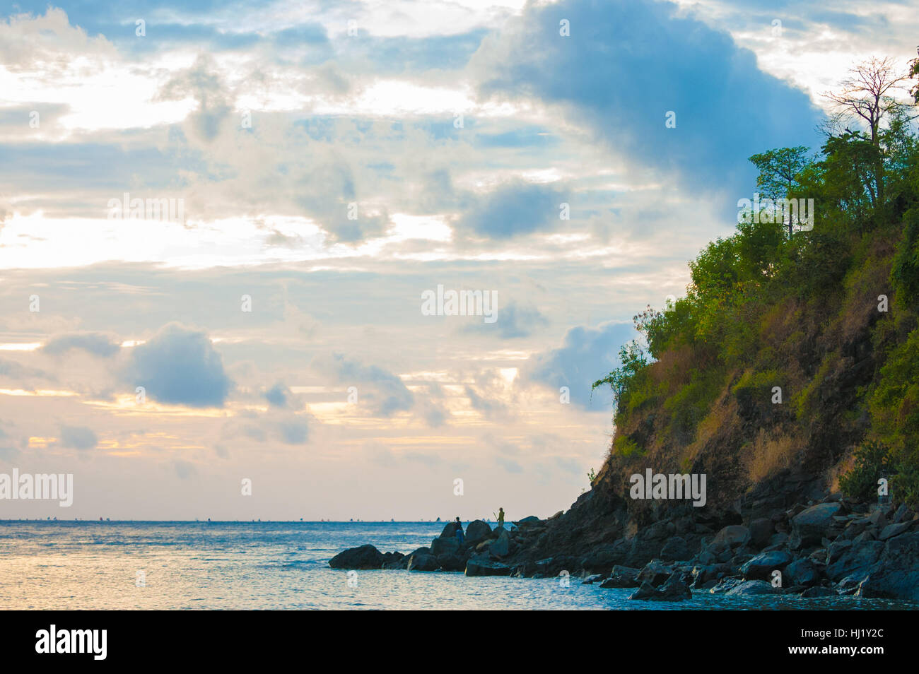 Hunter, Bali, Indonesia, persona, look, percorrendo, vedere, vista guardando, spiata, Foto Stock