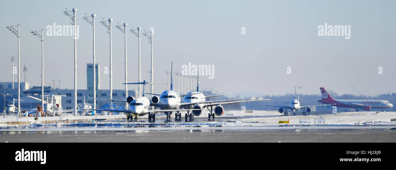 Lufthansa, regionale, CityLine, City line, LH, Line Up, aeromobili, aereo, piano, Foto Stock