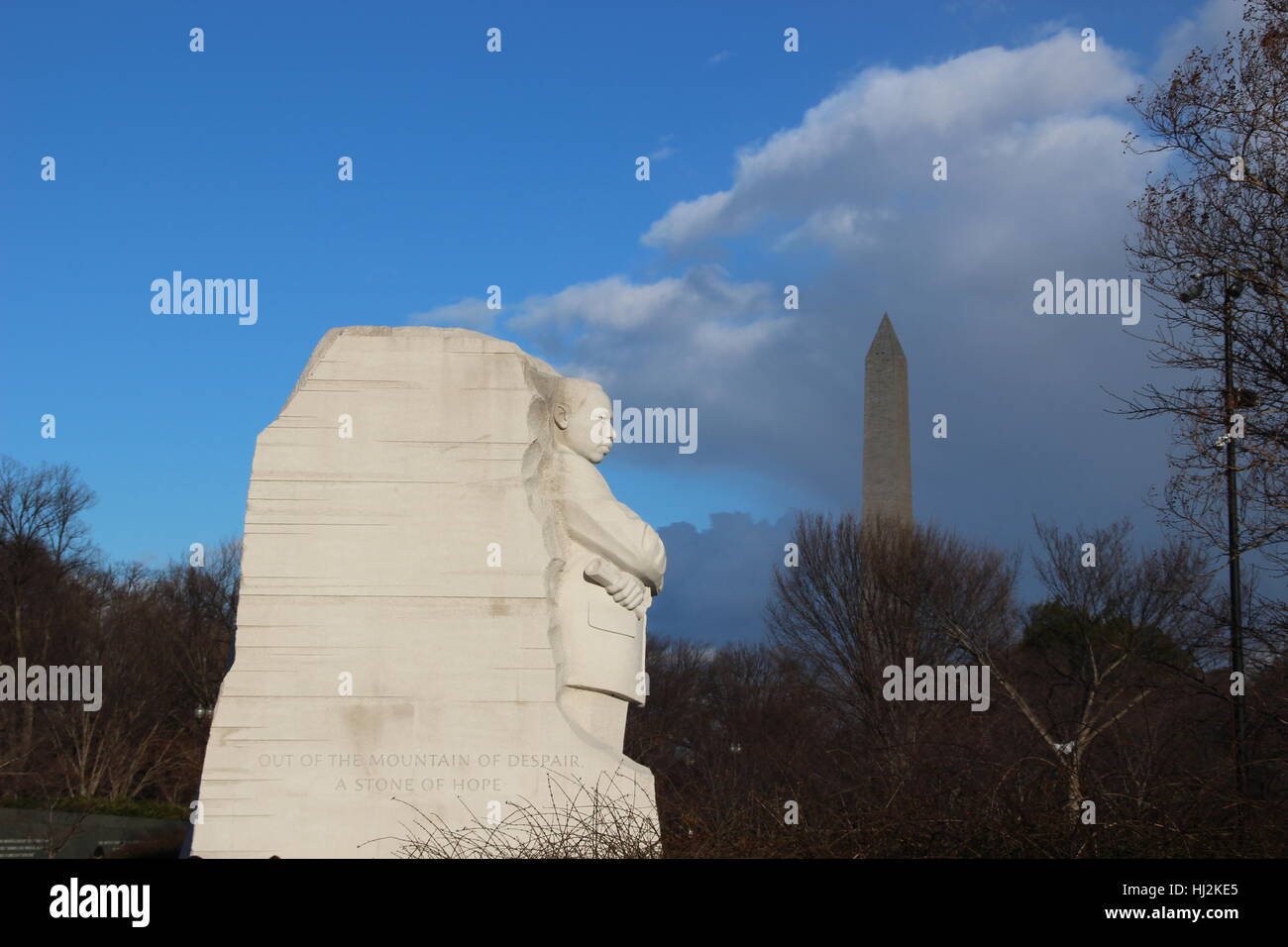 Martin Luther King Jr. Memorial in Occidente Pontomac Park, Washington, D.C. Foto Stock