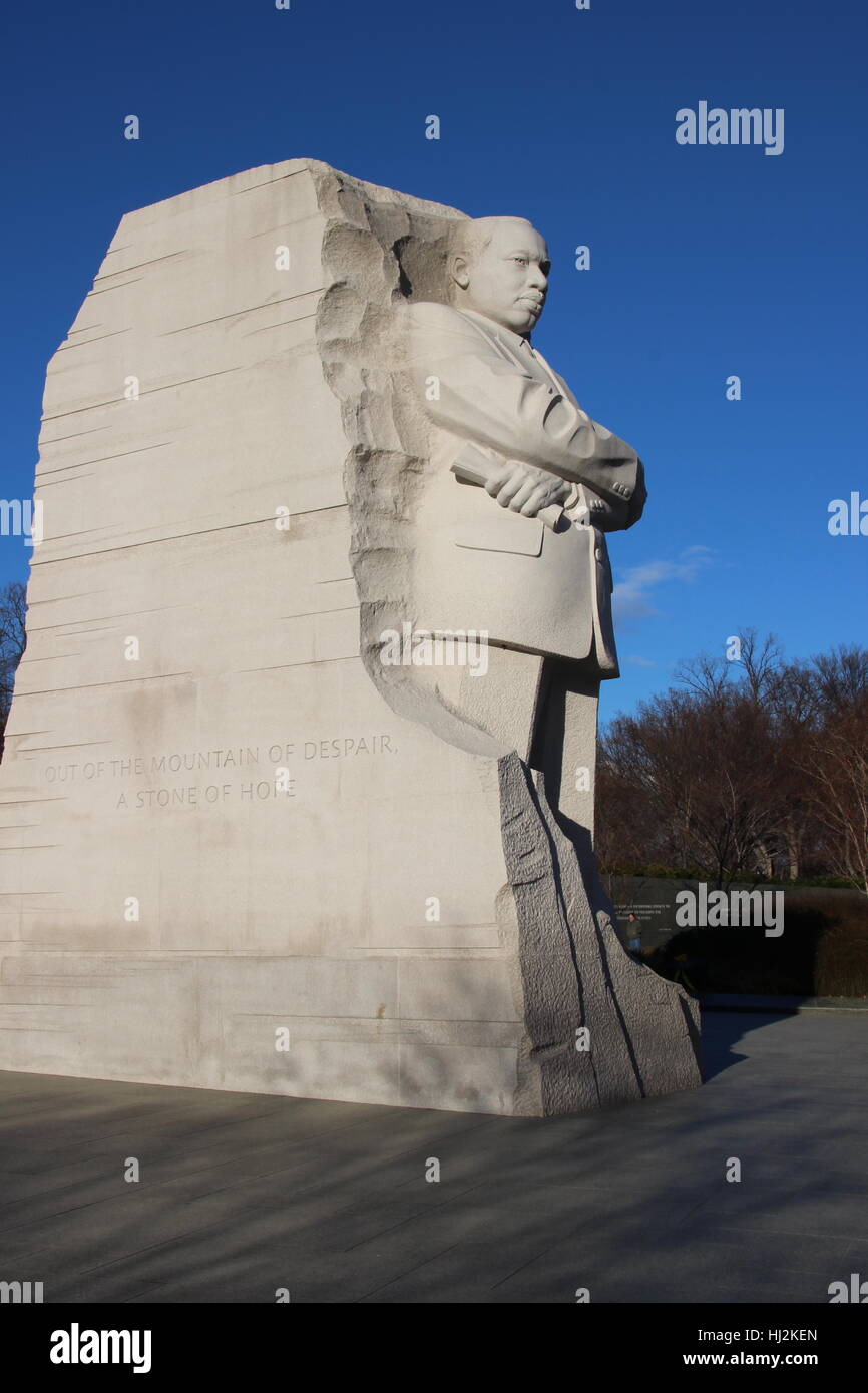 Martin Luther King Jr. Memorial in Occidente Pontomac Park, Washington, D.C. Foto Stock