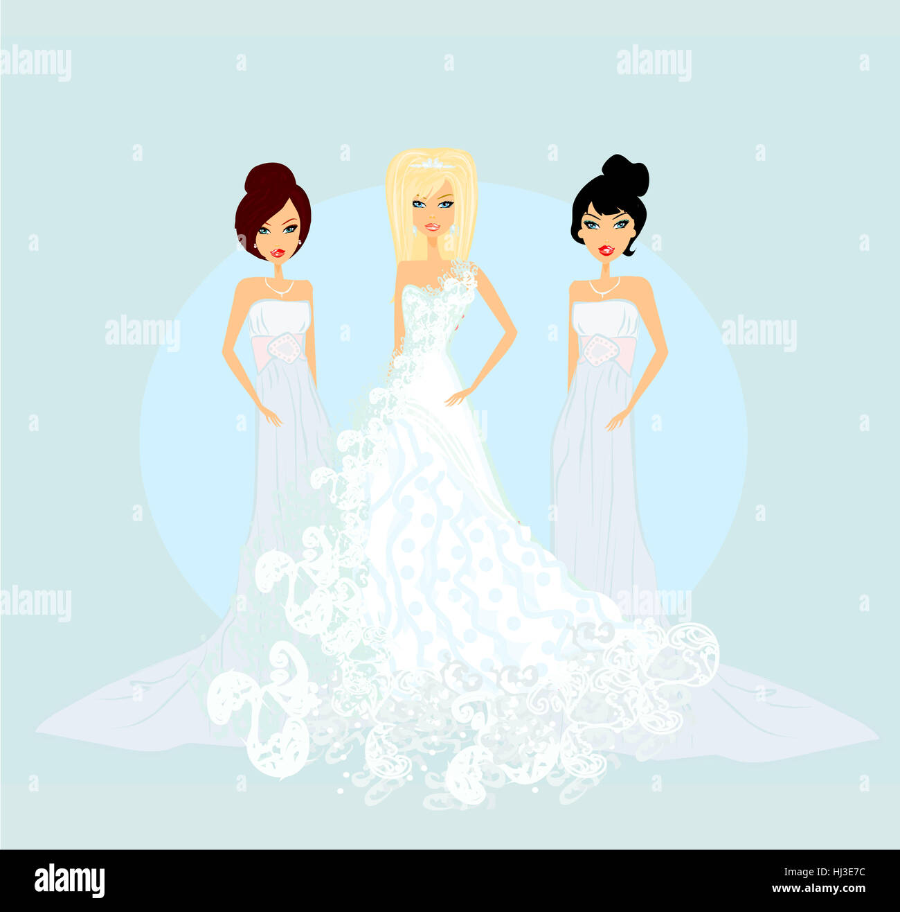 Donna Bella, beauteously, Nizza, chiesa, moda, Wedding, matrimonio, Foto Stock