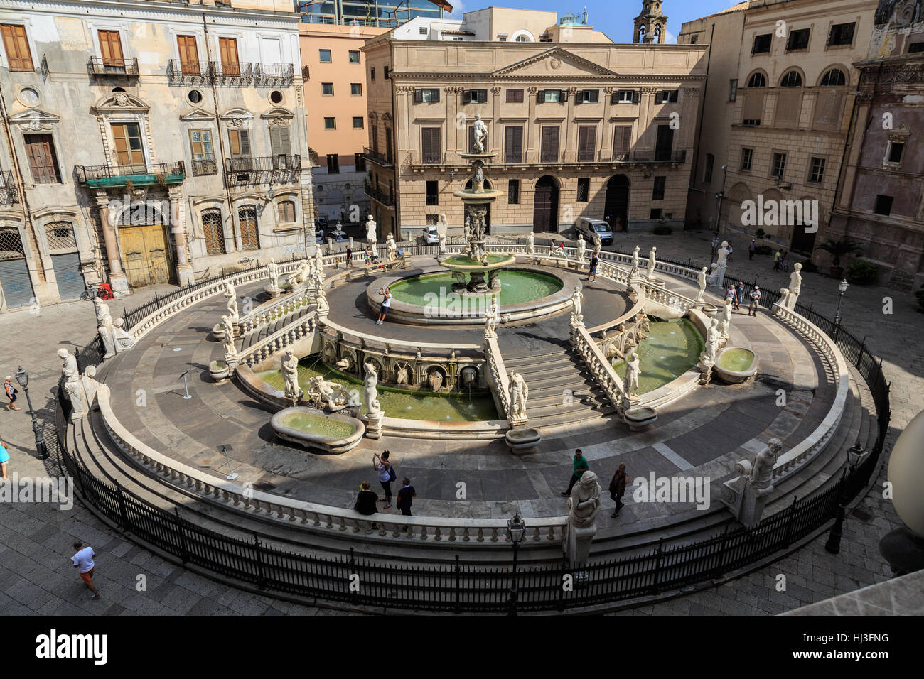 L'Italia, Palermo, Piazza Pretoria Foto Stock