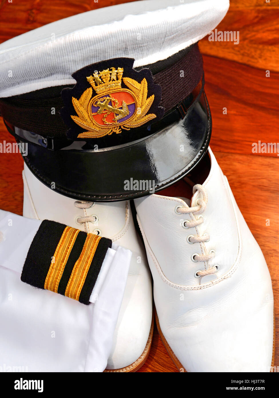 Marina Mercantile vestire uniformi Foto stock - Alamy