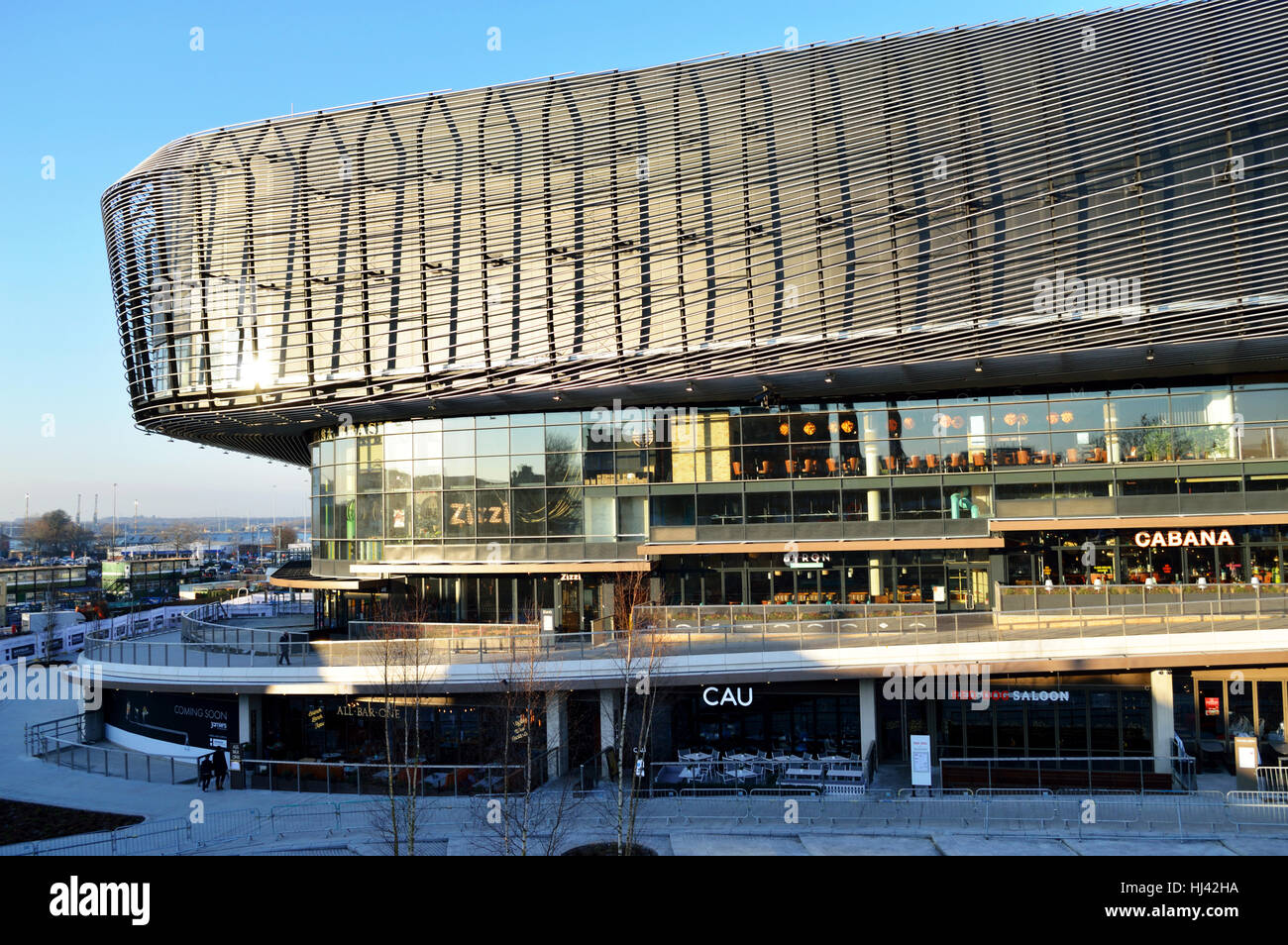 La nuova estensione di Westquay, WestQyay 2 - ospita un nuovo cinema e molti nuovi bar e ristoranti, Southampton, Regno Unito, 2017 Foto Stock