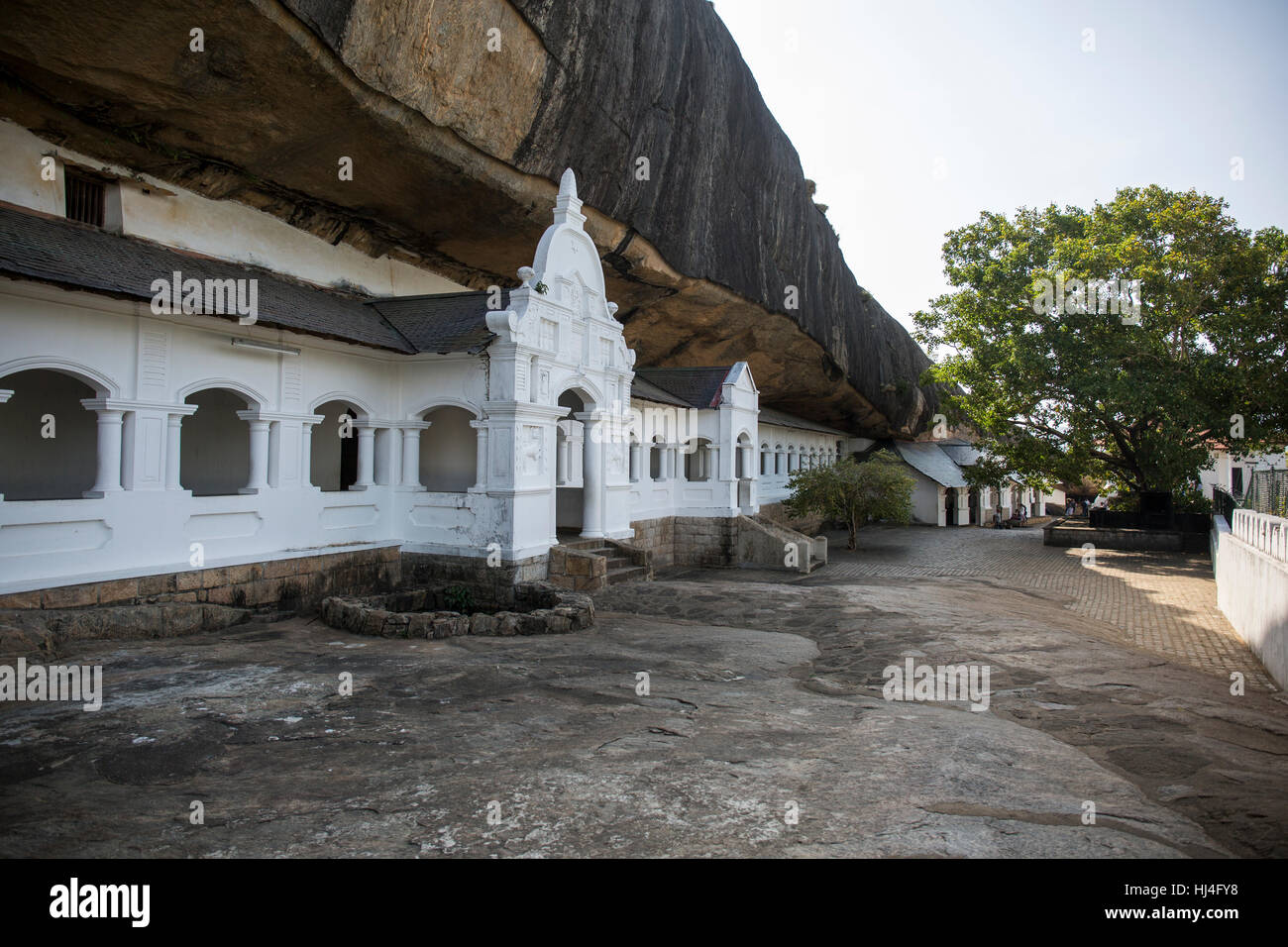 Tempio nella Grotta, Dambulla, Sri Lanka Foto Stock