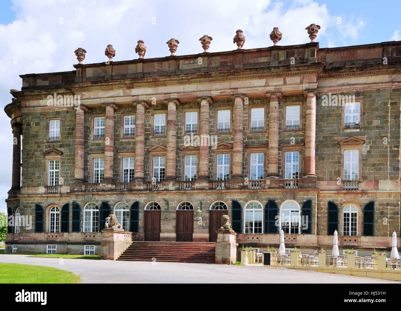 Museo, raccolta di antichità, chateau, Castello, parco, verde, marrone, marrone, Foto Stock