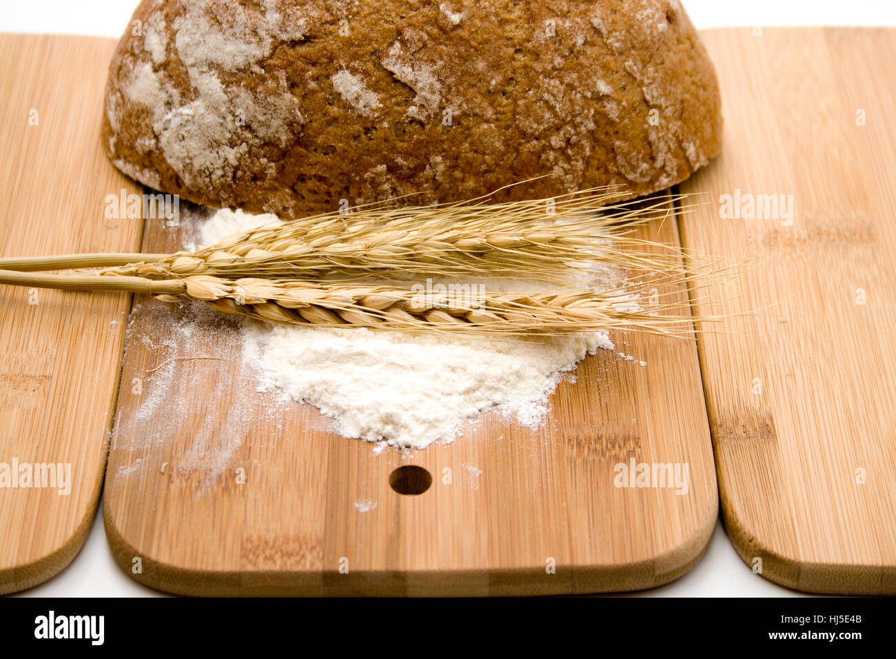 Crostini di pane con orecchio di frumento Foto Stock