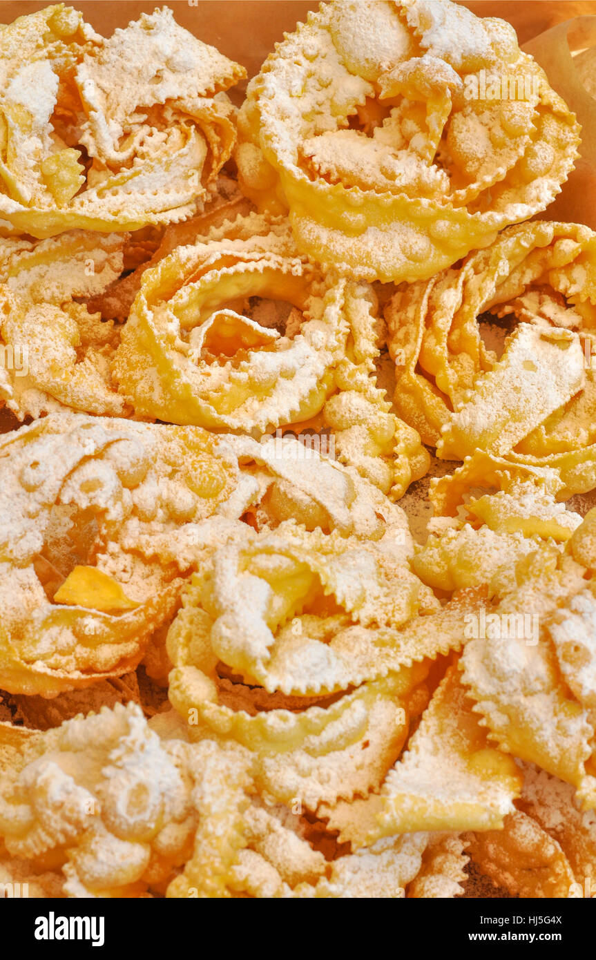 Il carnevale, cotta, cibo, aliment, dolci, caramelle, europa, zucchero, pasticceria, cucina, Foto Stock