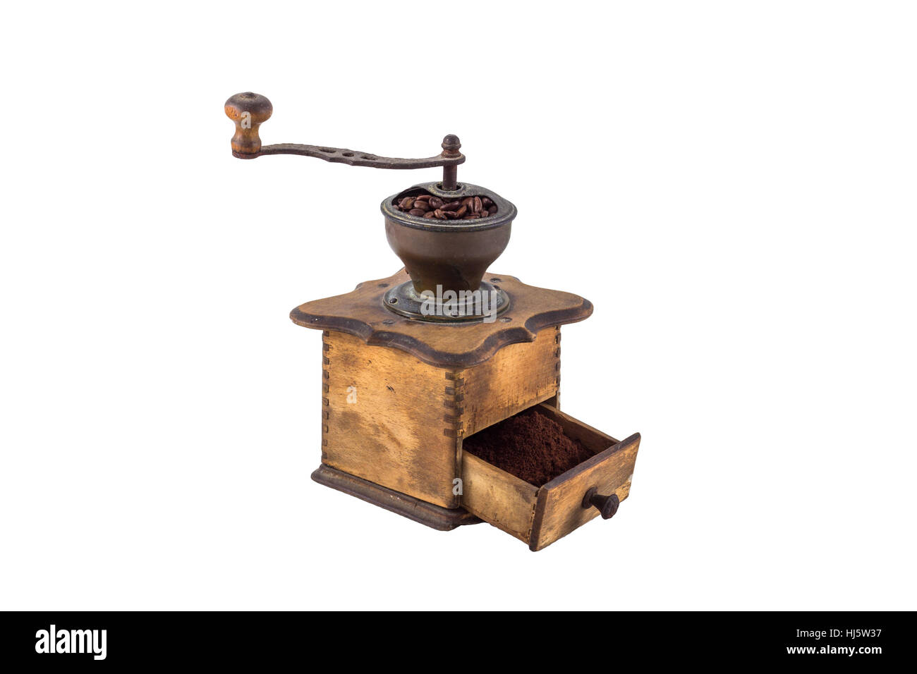 Massa, suolo, terra, humus, marrone, marrone, brunette, vintage, fagioli, di legno Foto Stock