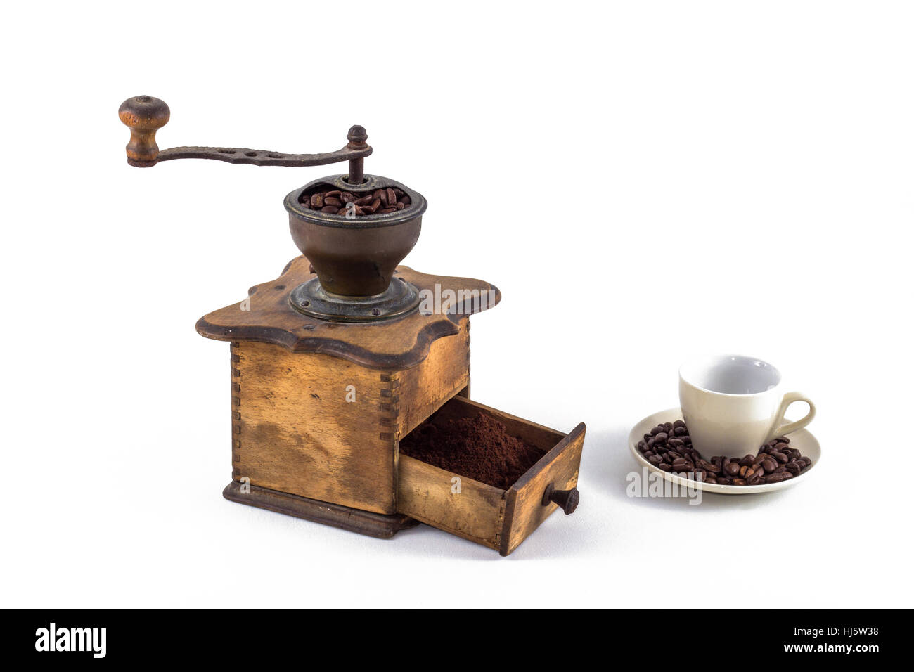 Massa, suolo, terra, humus, marrone, marrone, brunette, metallo, legno, robot, Foto Stock