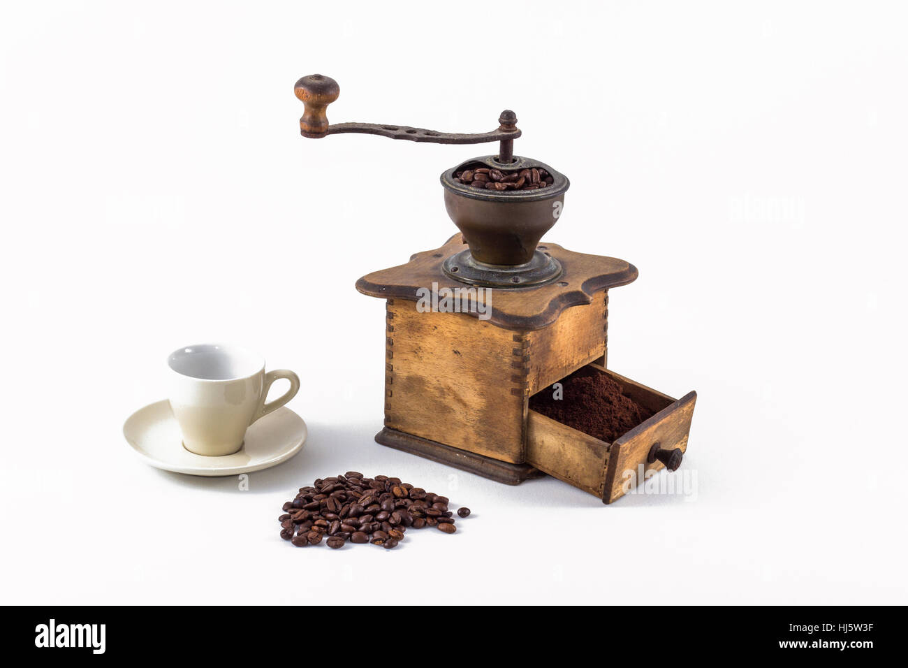 Massa, suolo, terra, humus, marrone, marrone, brunette, vintage, fagioli, di legno Foto Stock