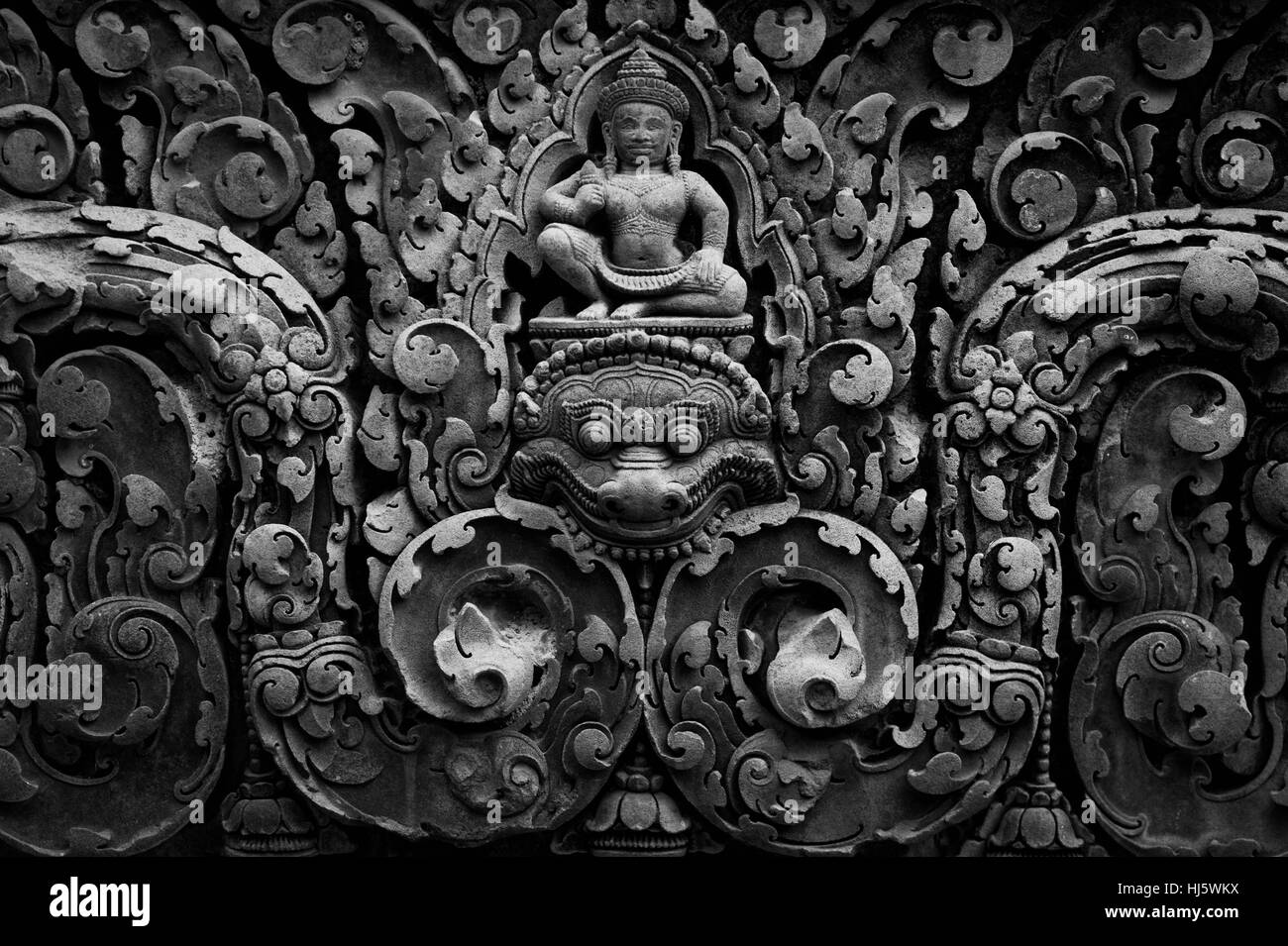 Siem Reap, Siem Reap, Cina. 7 Nov, 2016. Siem Reap, Cambodia-November 7 2016: (solo uso editoriale. Cina OUT) .la foto in bianco e nero di Angkor Wat in Siem Reap, Cambogia. Angkor Wat è un complesso tempio in Cambogia e il più grande monumento religioso nel mondo, con la misurazione del sito 162,6 ettari (1,626,000 m2; 402 acri). Esso è stato originariamente costruito come un tempio indù di dio Vishnu per l'Impero Khmer, trasformando progressivamente in un tempio buddista verso la fine del XII secolo. Credito: SIPA Asia/ZUMA filo/Alamy Live News Foto Stock