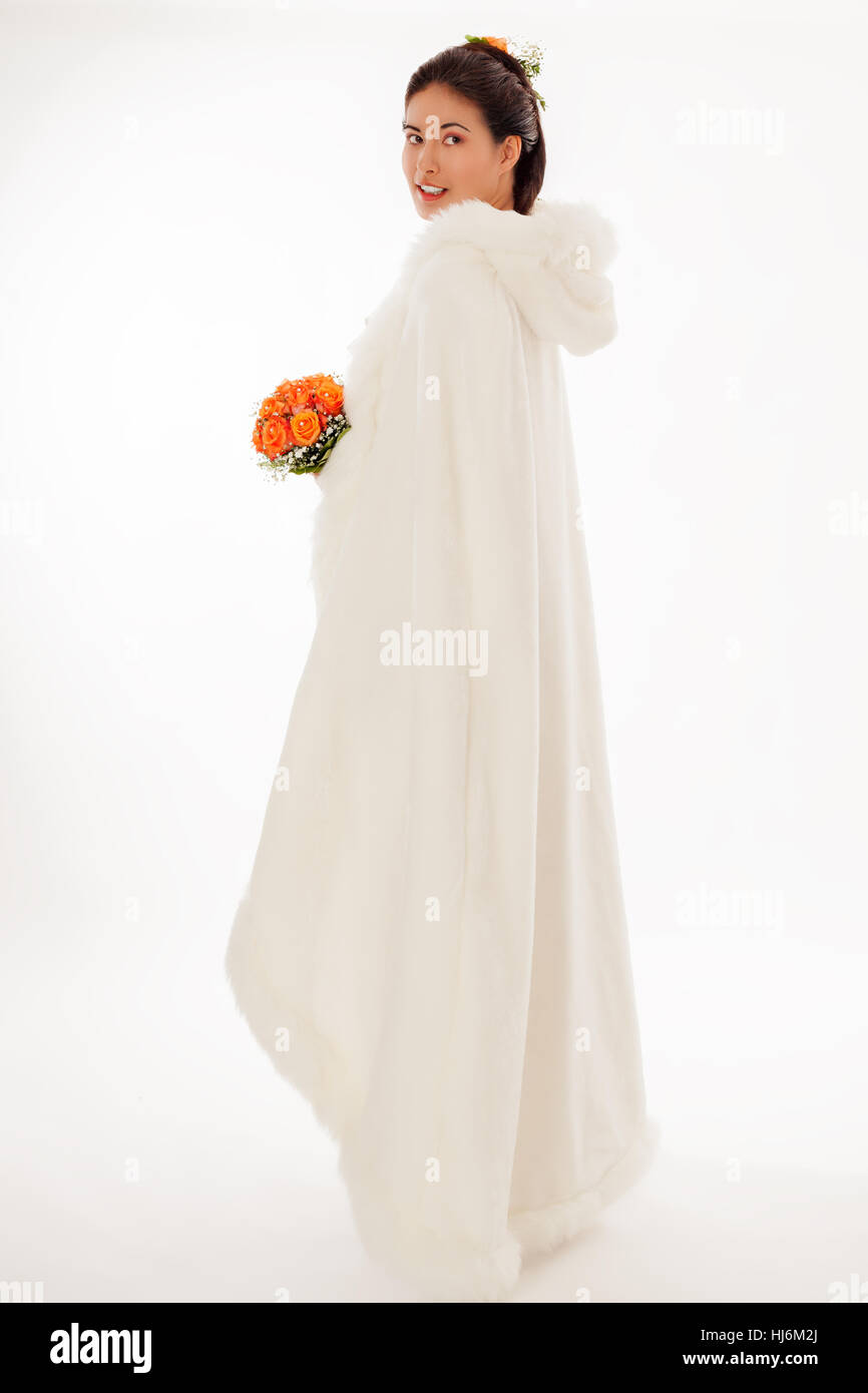 Una sposa come una regina Foto Stock