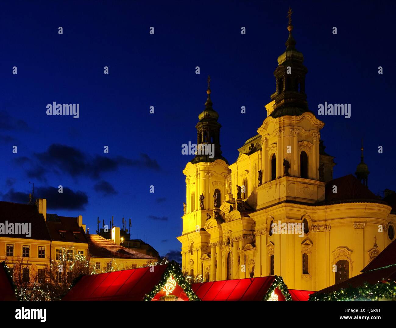 Mercato natalizio di Praga - Praga mercatino di Natale 05 Foto Stock