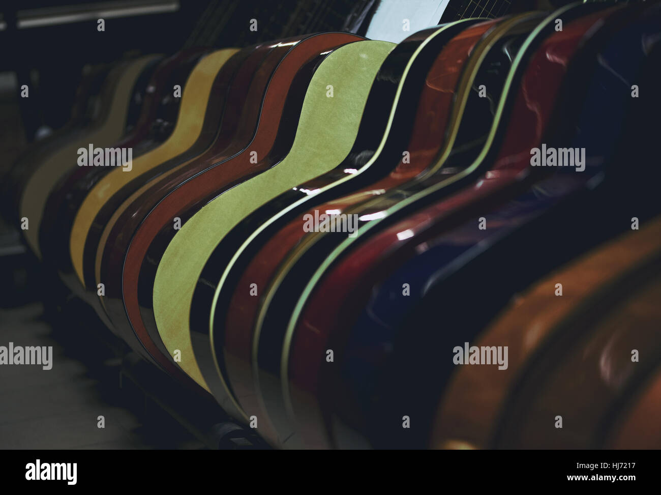 supporto per chitarra Foto Stock