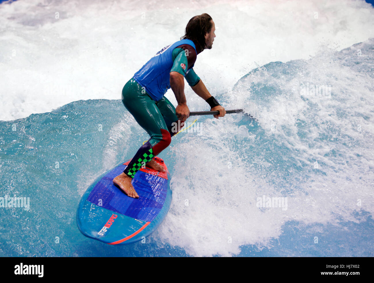 Il Boot Duesseldorf 2017 - più grande del mondo dello yachting e sport acquatici mostra. Foto Stock