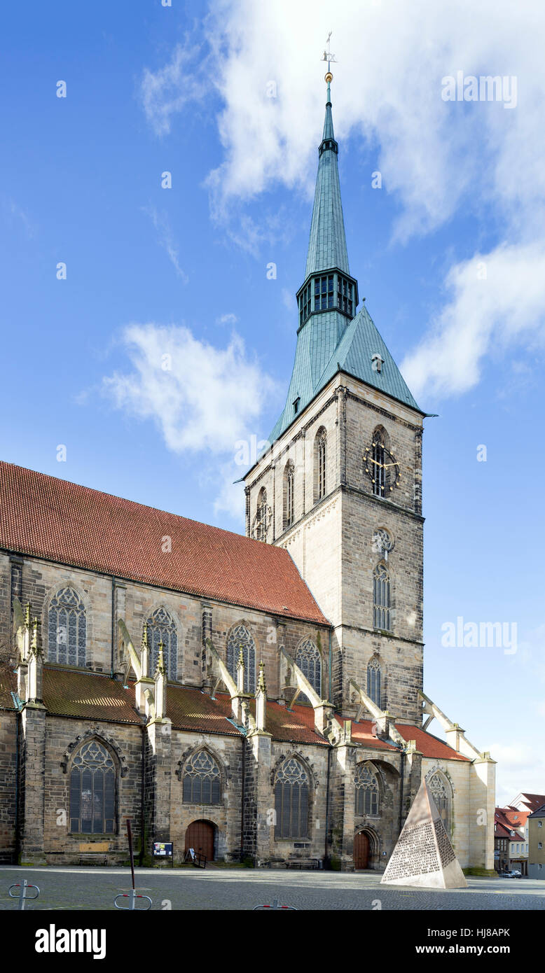 Chiesa di San Andreas, Hildesheim, Bassa Sassonia, Germania Foto Stock