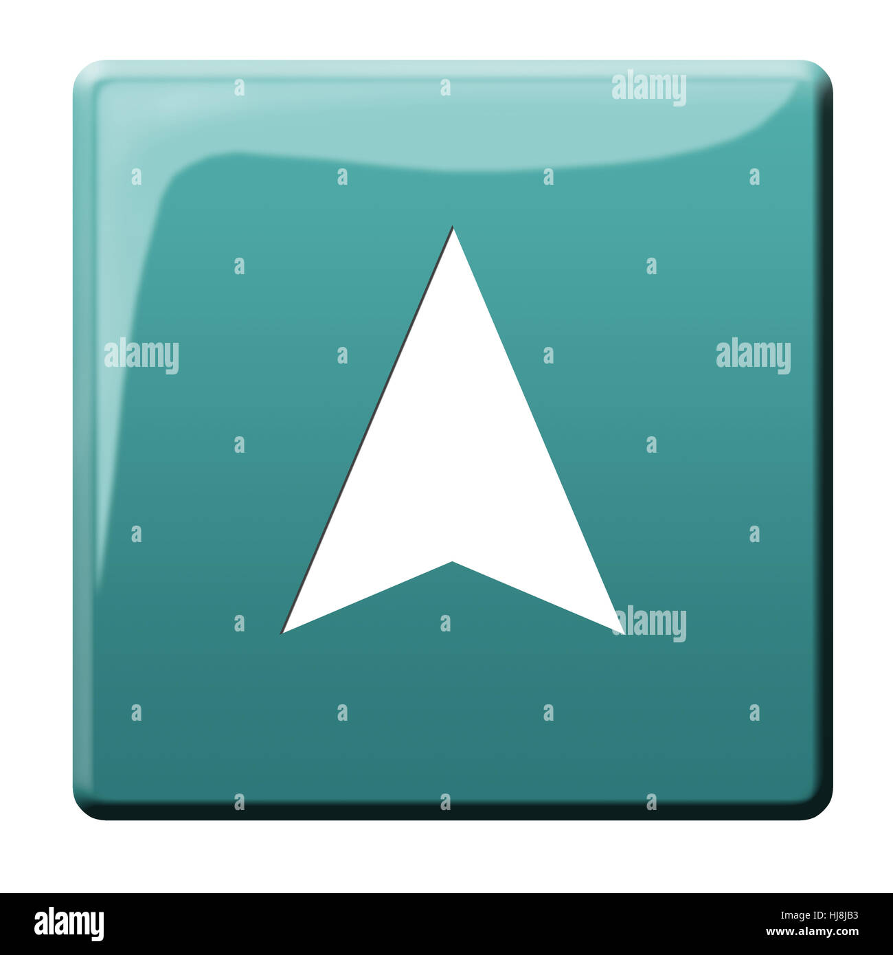 Direzione, pulsante di navigazione, navigare, pittogramma, simbolo, il pittogramma, commercio Foto Stock