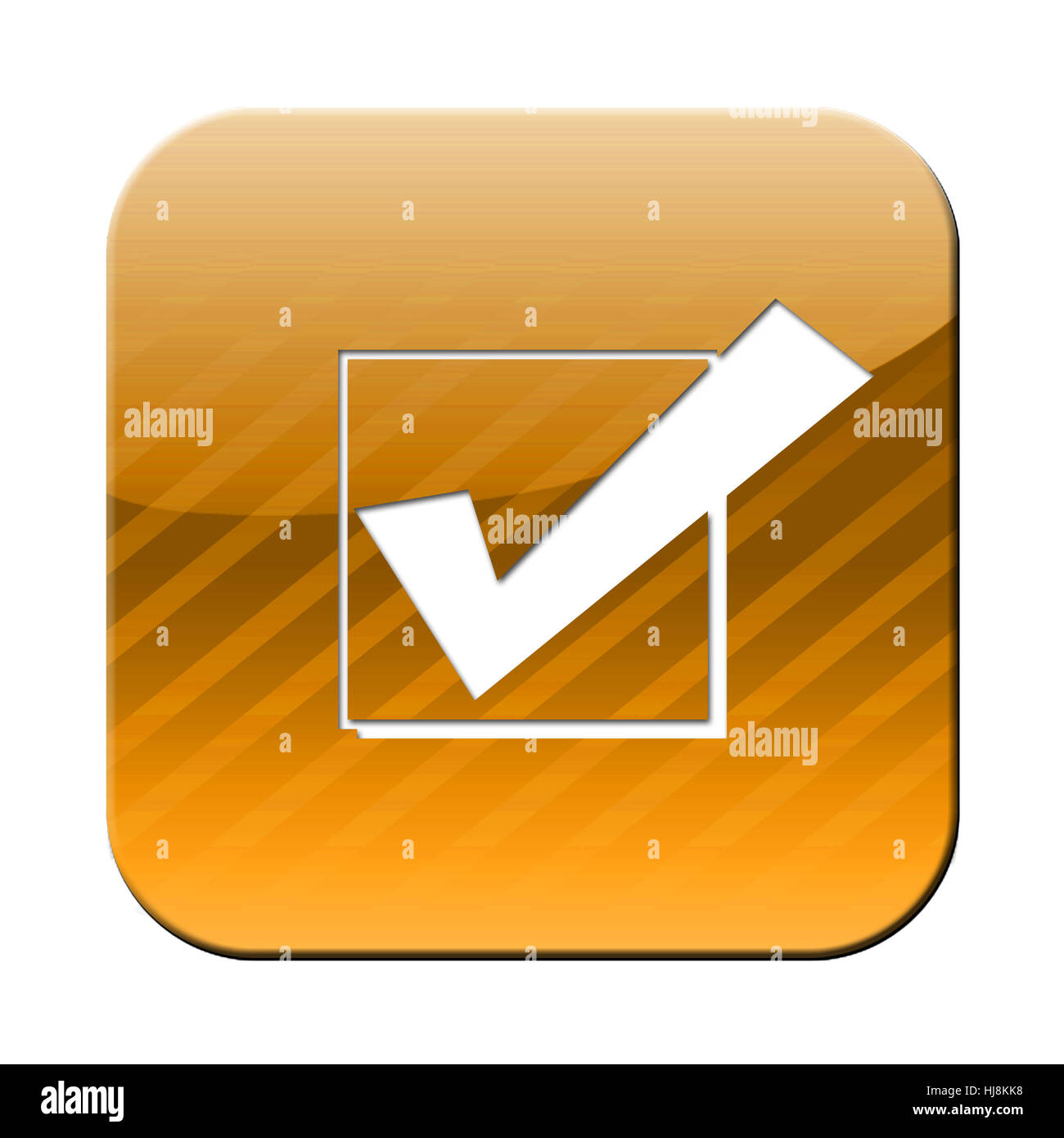 Ok, gancio tick off, conferma, conferma, diritto, inoltre, sì, segno, Foto Stock