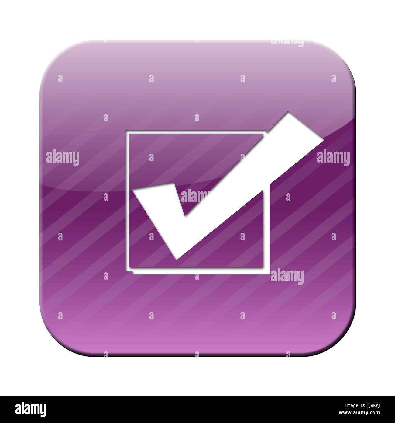 Ok, gancio tick off, conferma, conferma, diritto, inoltre, sì, segno, Foto Stock