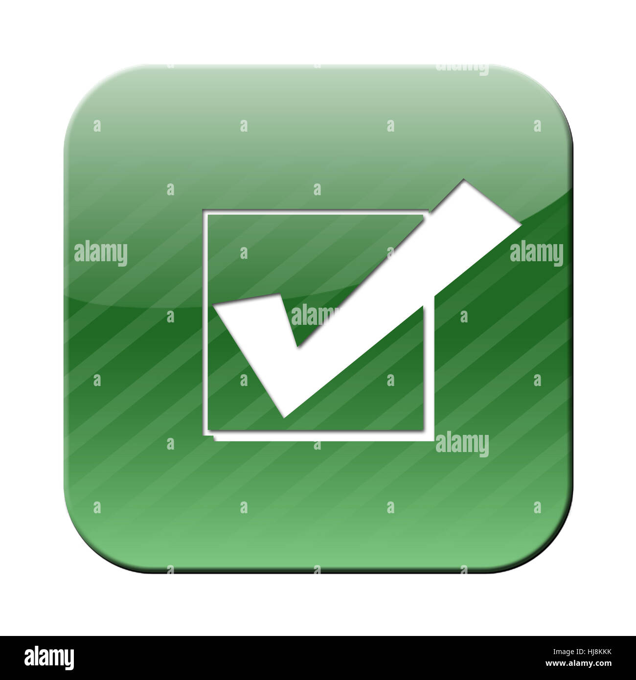 Ok, gancio tick off, conferma, conferma, diritto, inoltre, sì, segno, Foto Stock