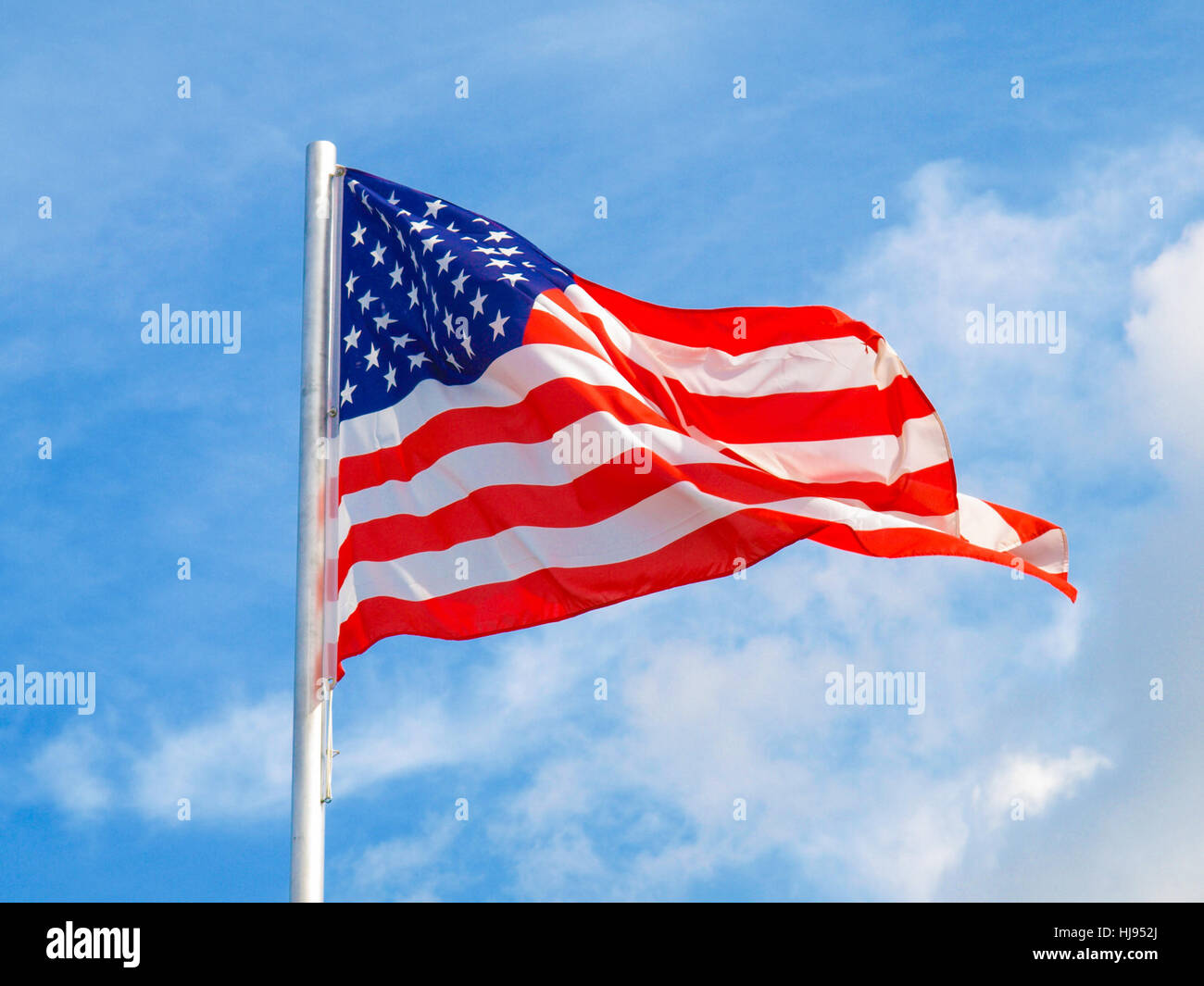 Bandiera degli Stati Uniti d'America (Stati Uniti d'America) Foto Stock