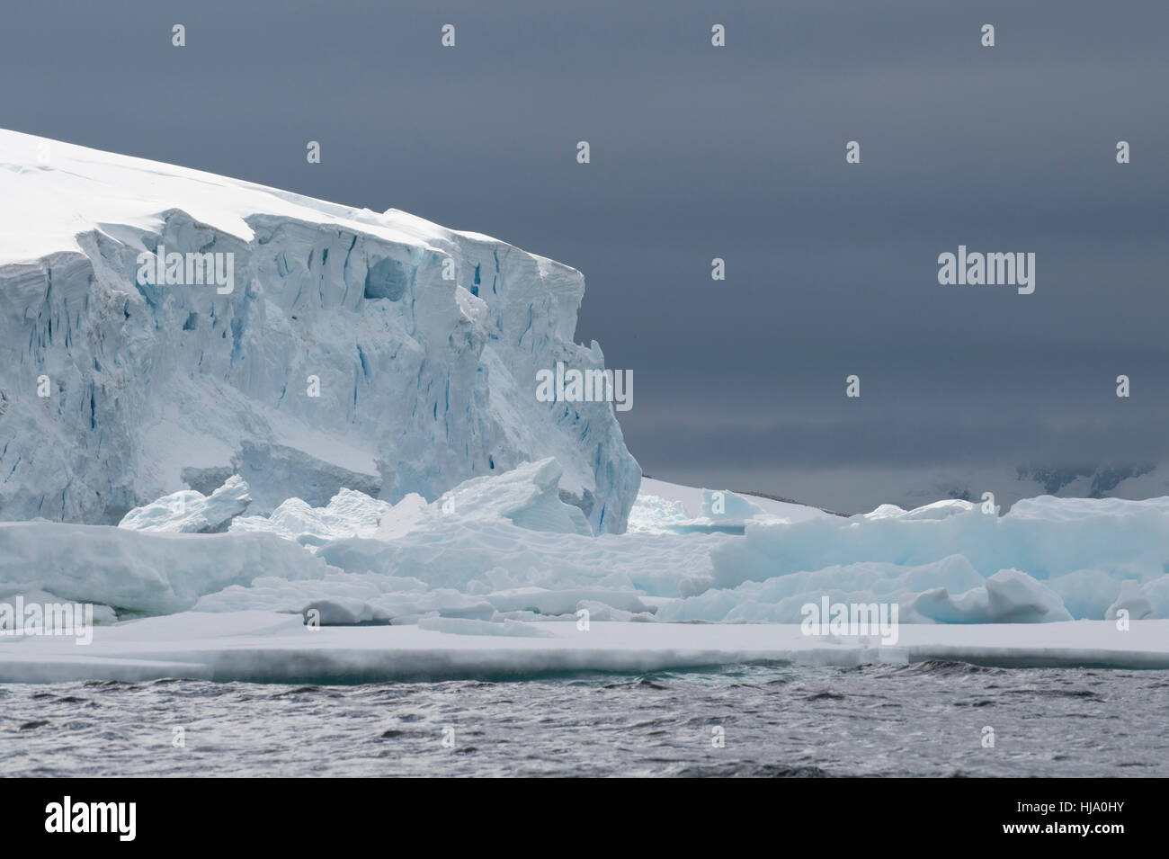 L'Antartide modulo visualizza la nave Foto Stock