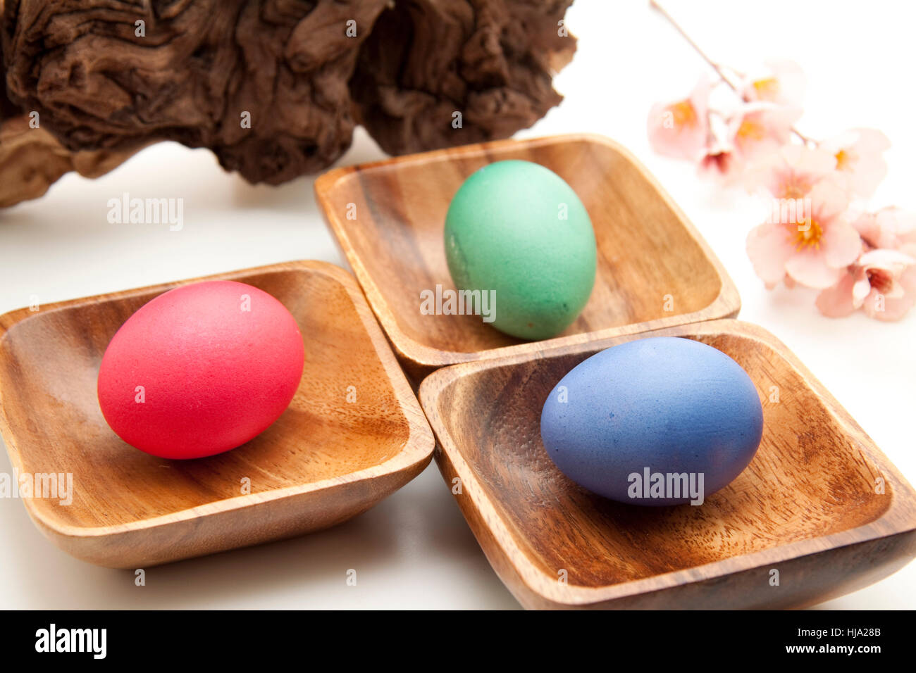 Colorate le uova di pasqua Foto Stock
