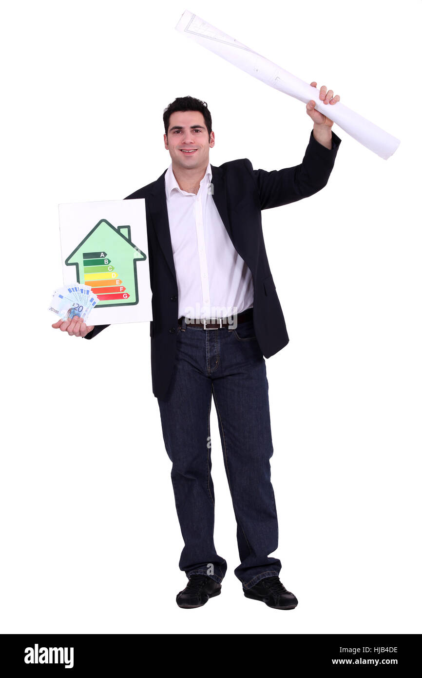 Grafico, vuoto, europeo, caucasica, documenti, stile di costruzione, Foto Stock