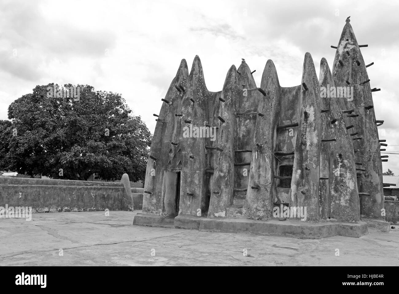 La Moschea Nakore, Ghana costruito con sudanesi stile architettonico risalente al XVI secolo Foto Stock