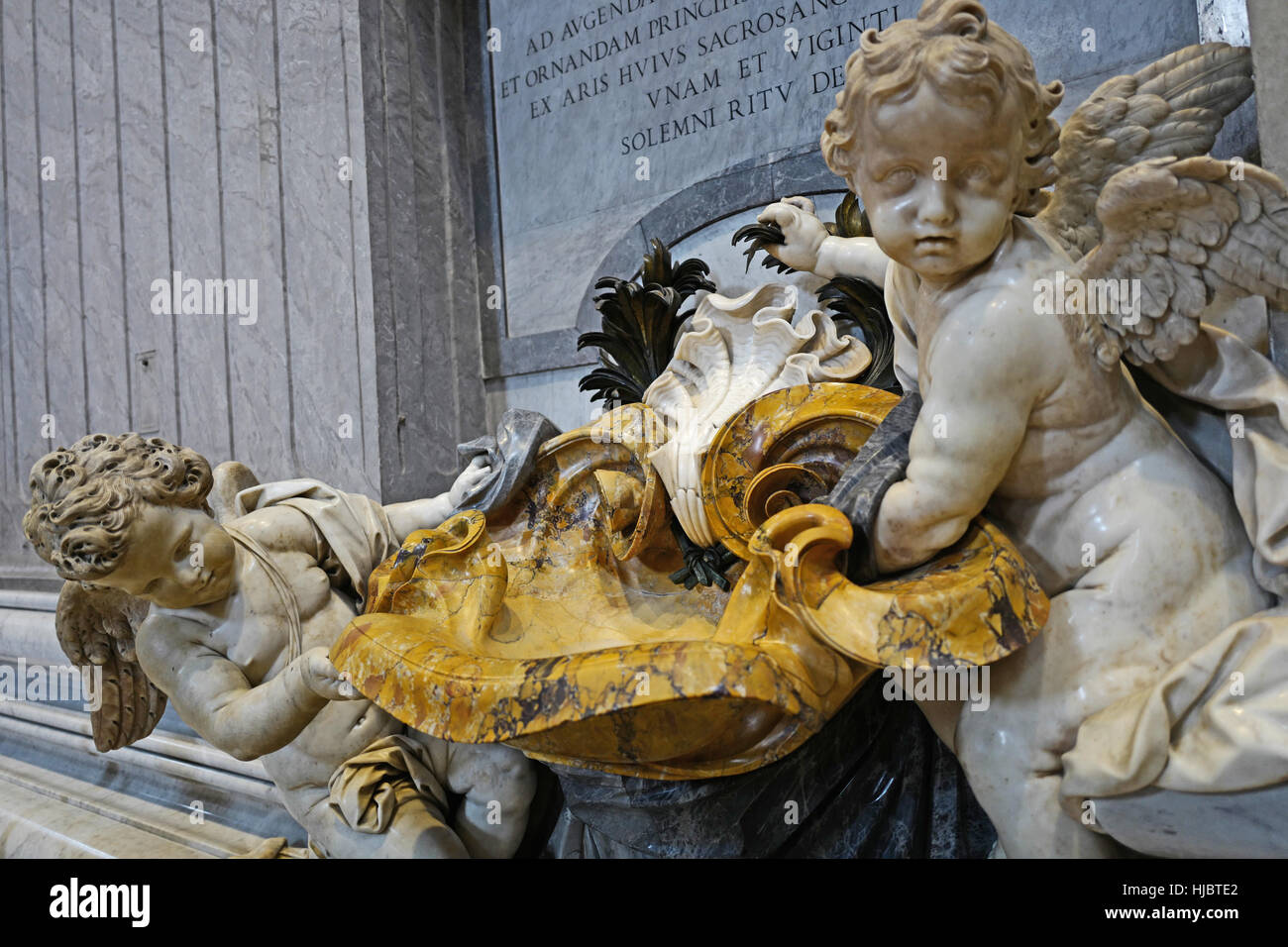 All interno la chiesa del Vaticano e la basilica di San Pietro. Foto Stock