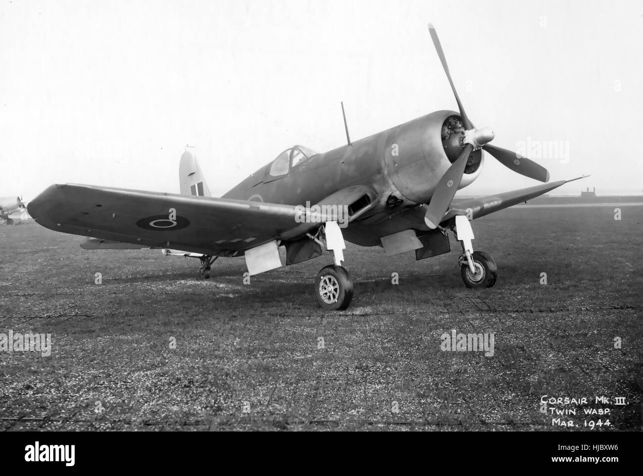 VOUGHT F4U CORSAIR Mk III nel marzo 1944. Ministero dell'aria foto. Foto Stock