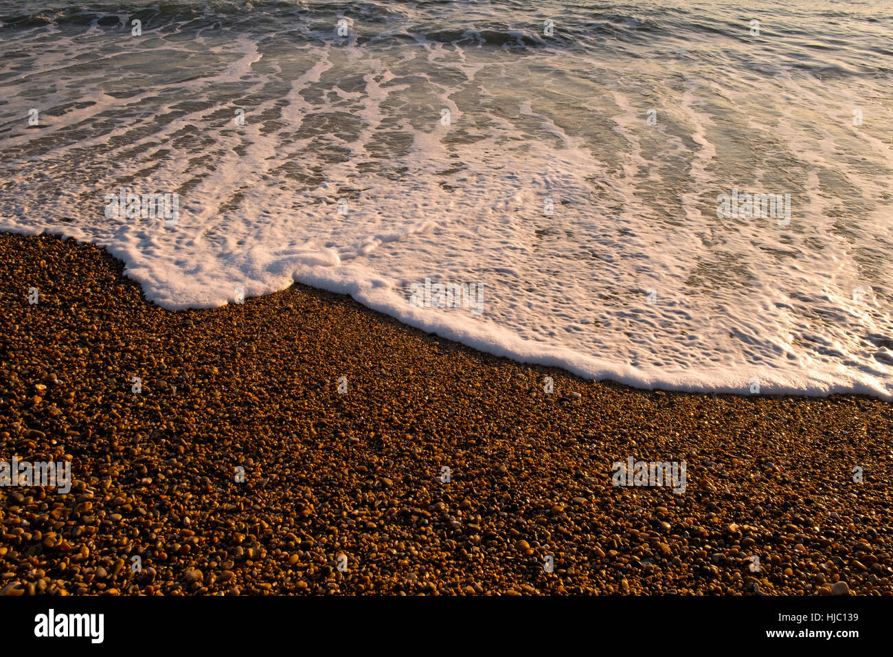 Seaton beach scene Foto Stock