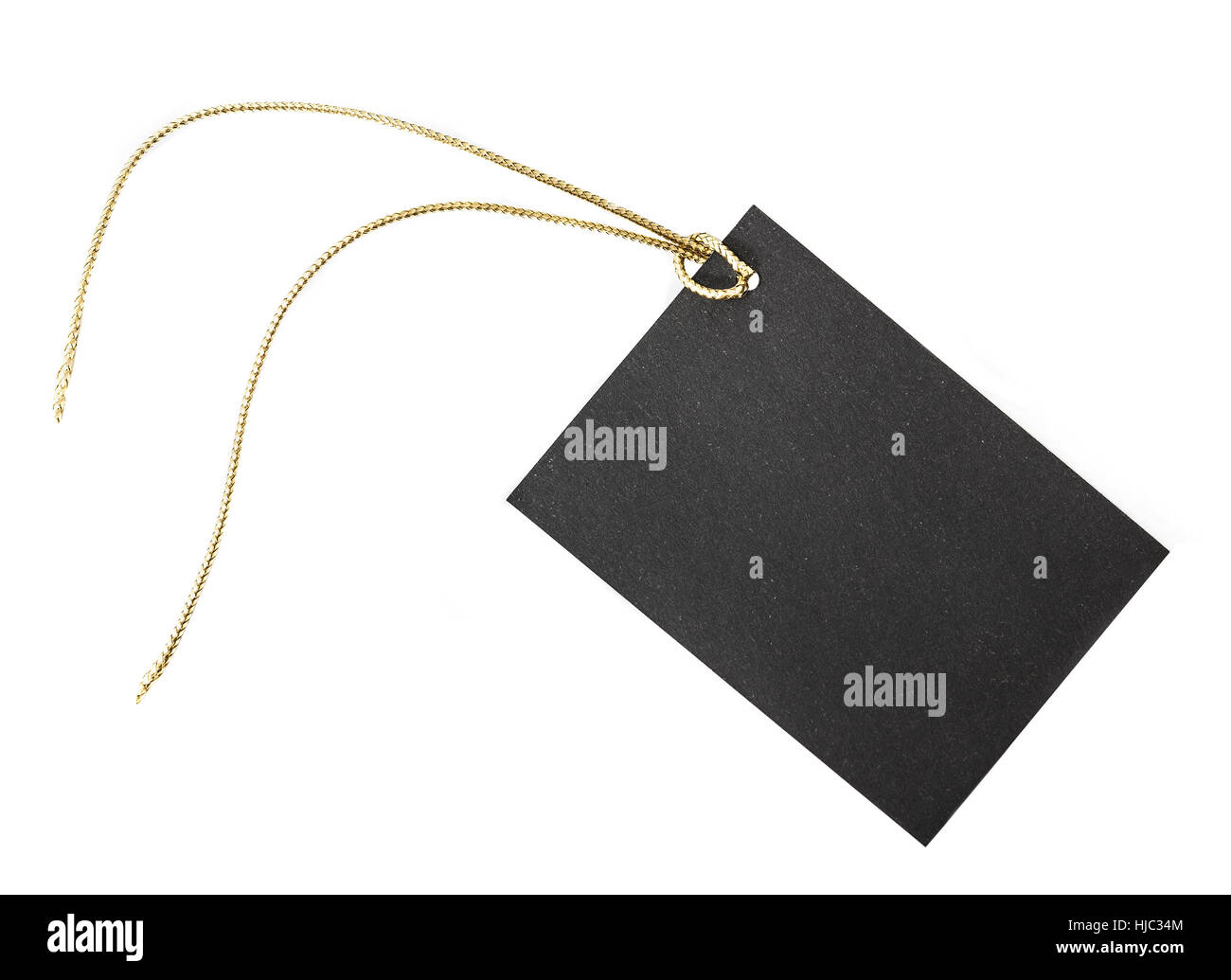 Piccola carta nera galateo. Foto Stock