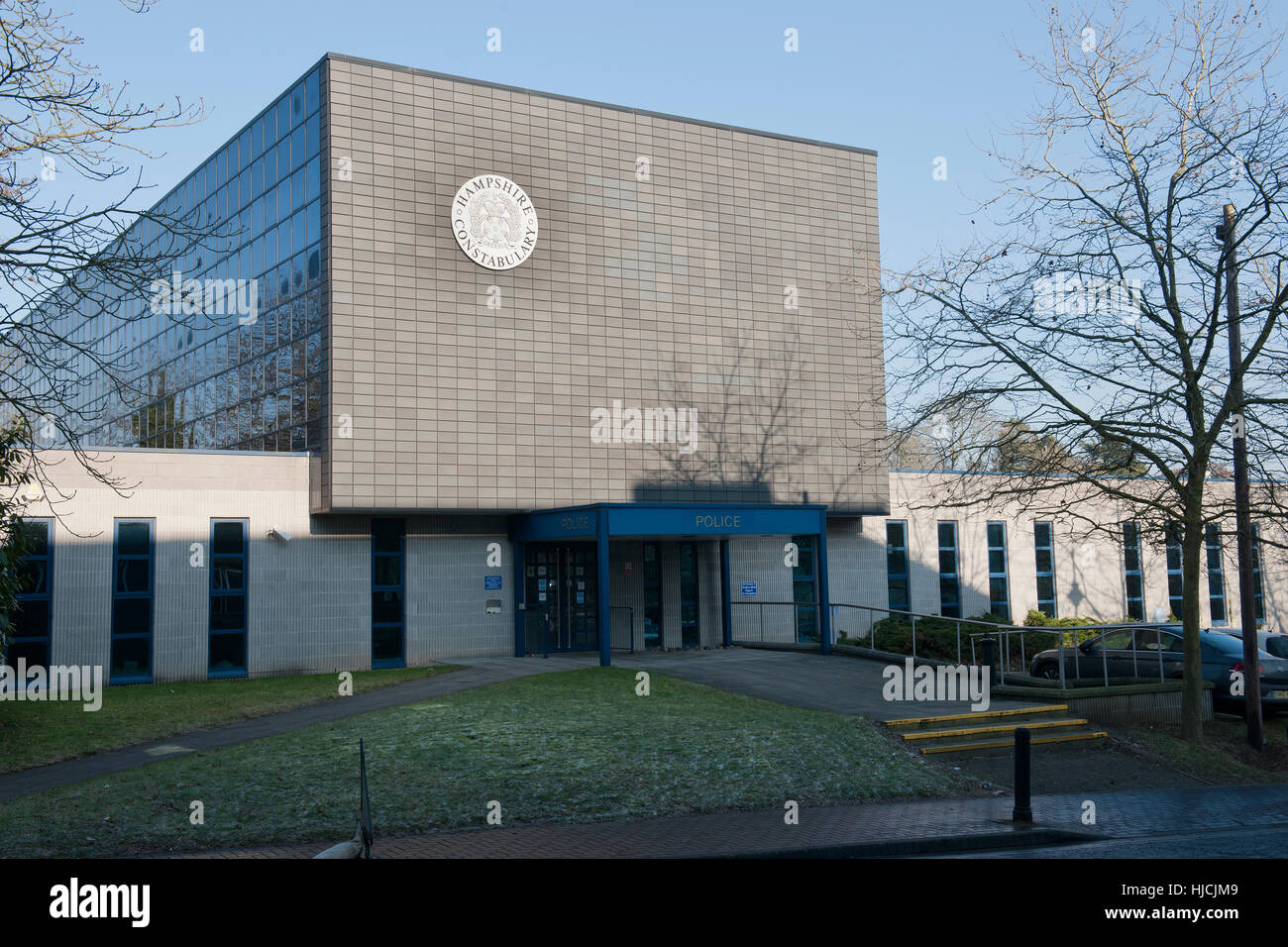 Hampshire Constabulary Basingstoke stazione di polizia, Basingstoke, Hamsphire, England, Regno Unito Foto Stock