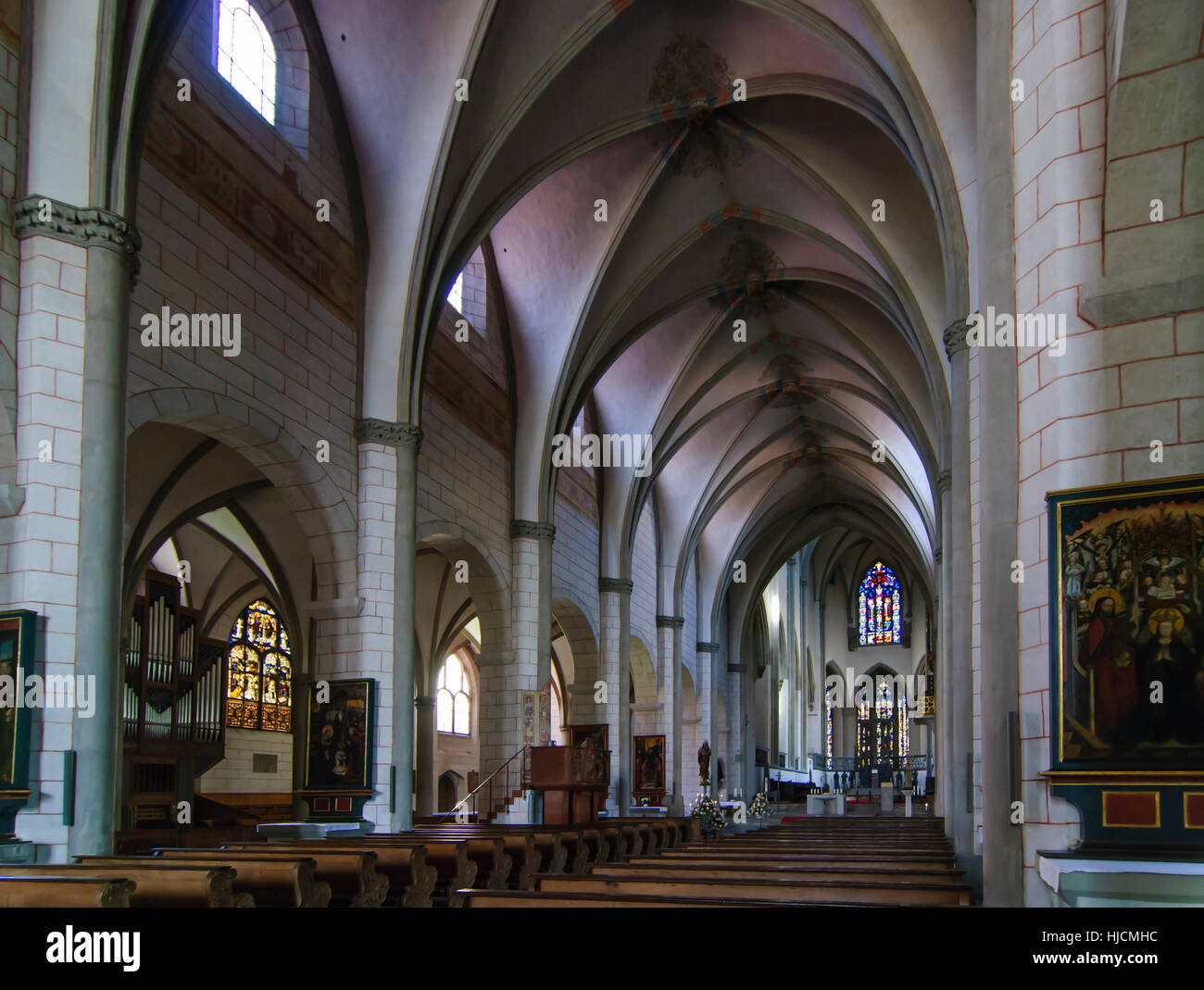 Augusta: Cattedrale, Schwaben, Svevia, Baviera, Baviera, Germania Foto Stock