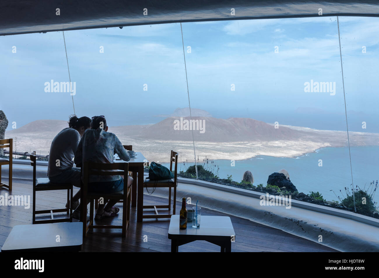 Mirador del Rio, Lanzarote, Isole Canarie, Spagna Foto Stock